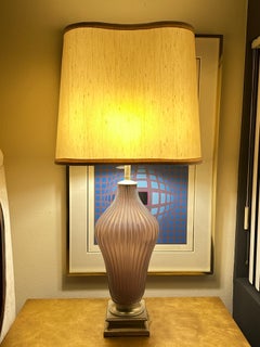 Large Murano Glass Lamp by Marbro