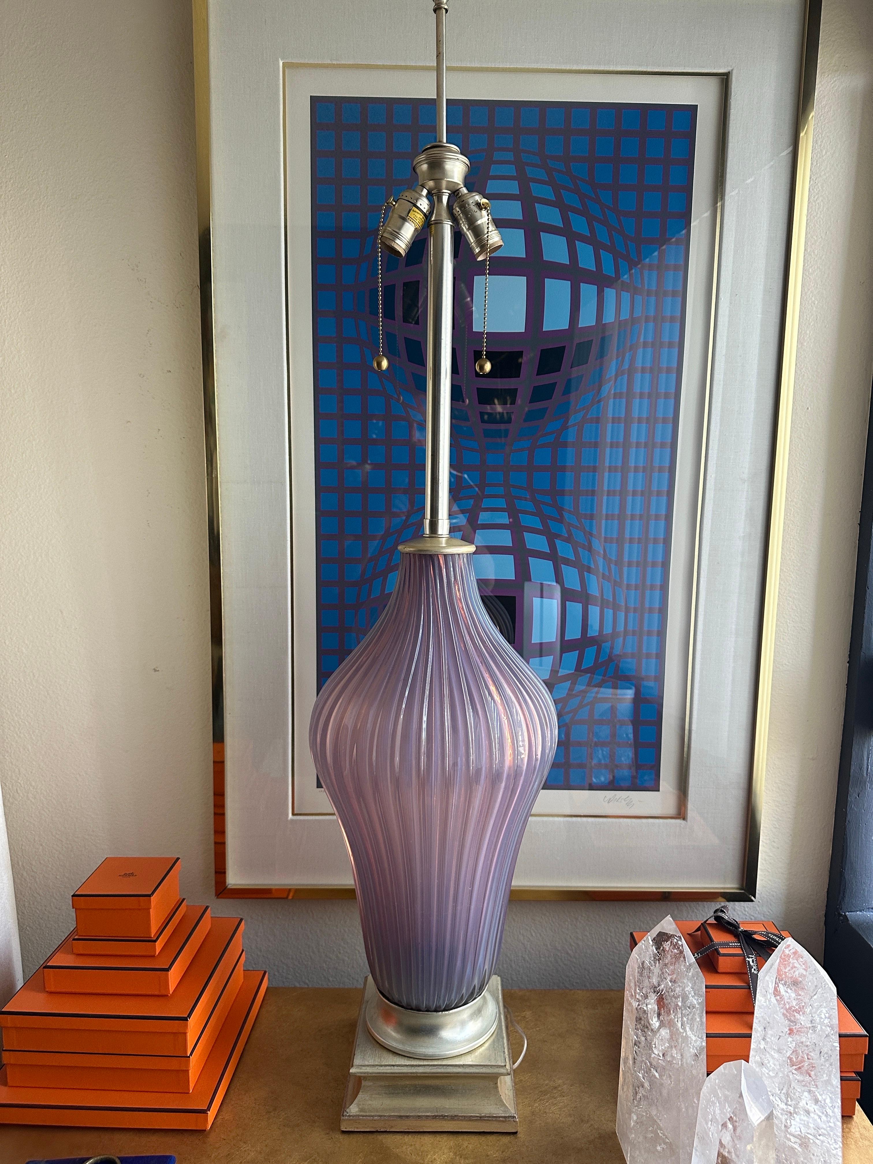 Lámpara grande de cristal de Murano by Marbro en Bueno estado para la venta en North Hollywood, CA