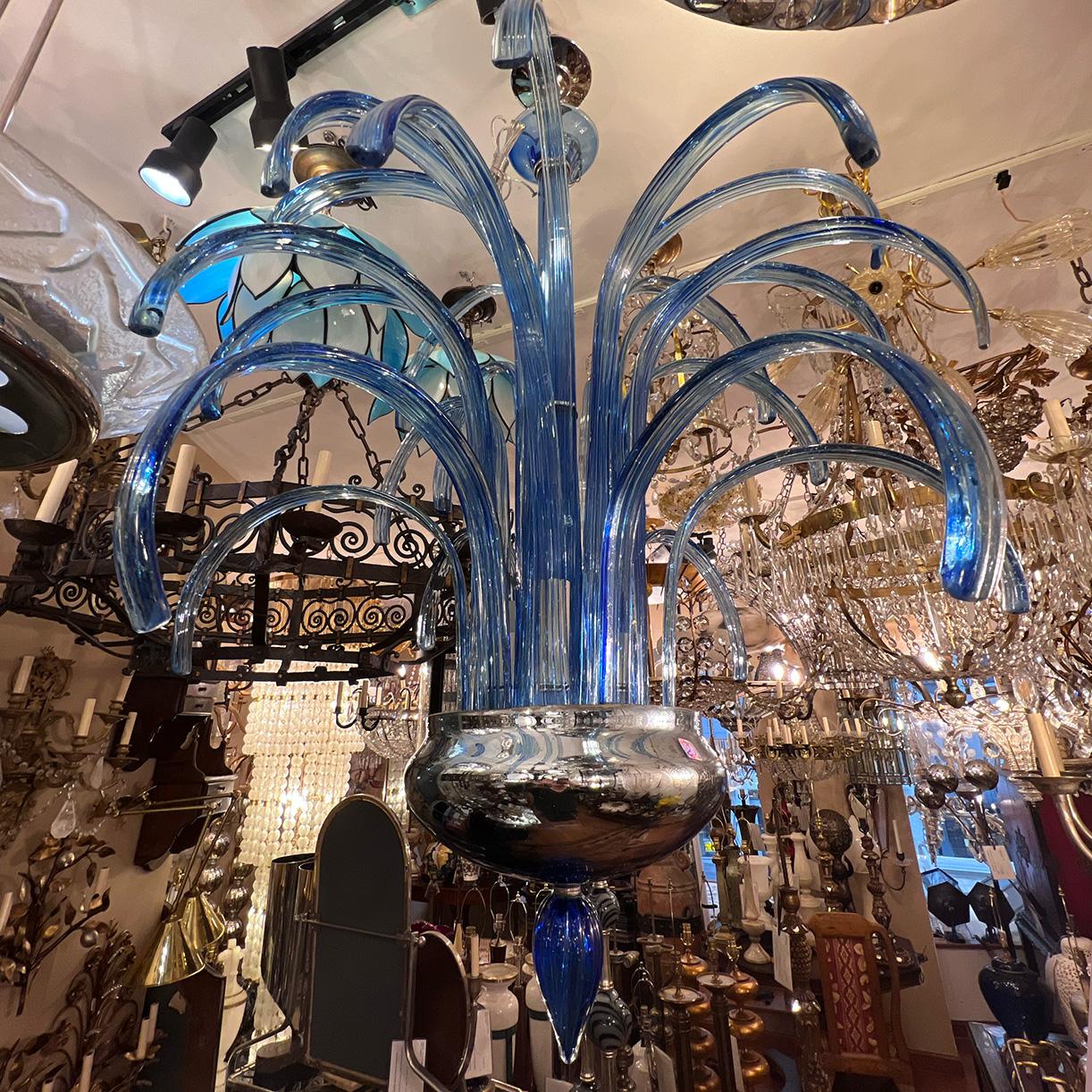 Große Murano Glas Lights Halterung (Mitte des 20. Jahrhunderts) im Angebot