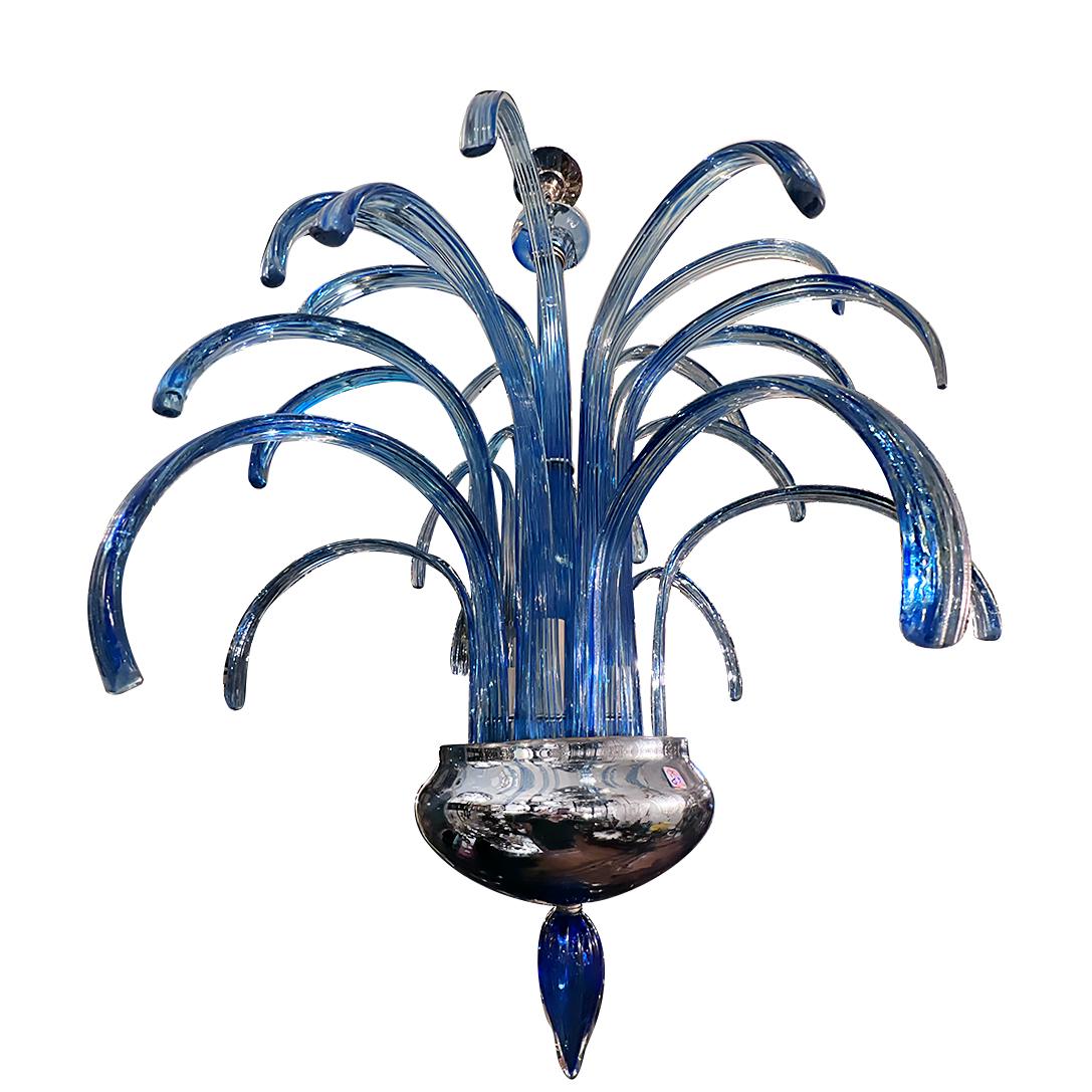 Large Murano Glass Light Fixture For Sale