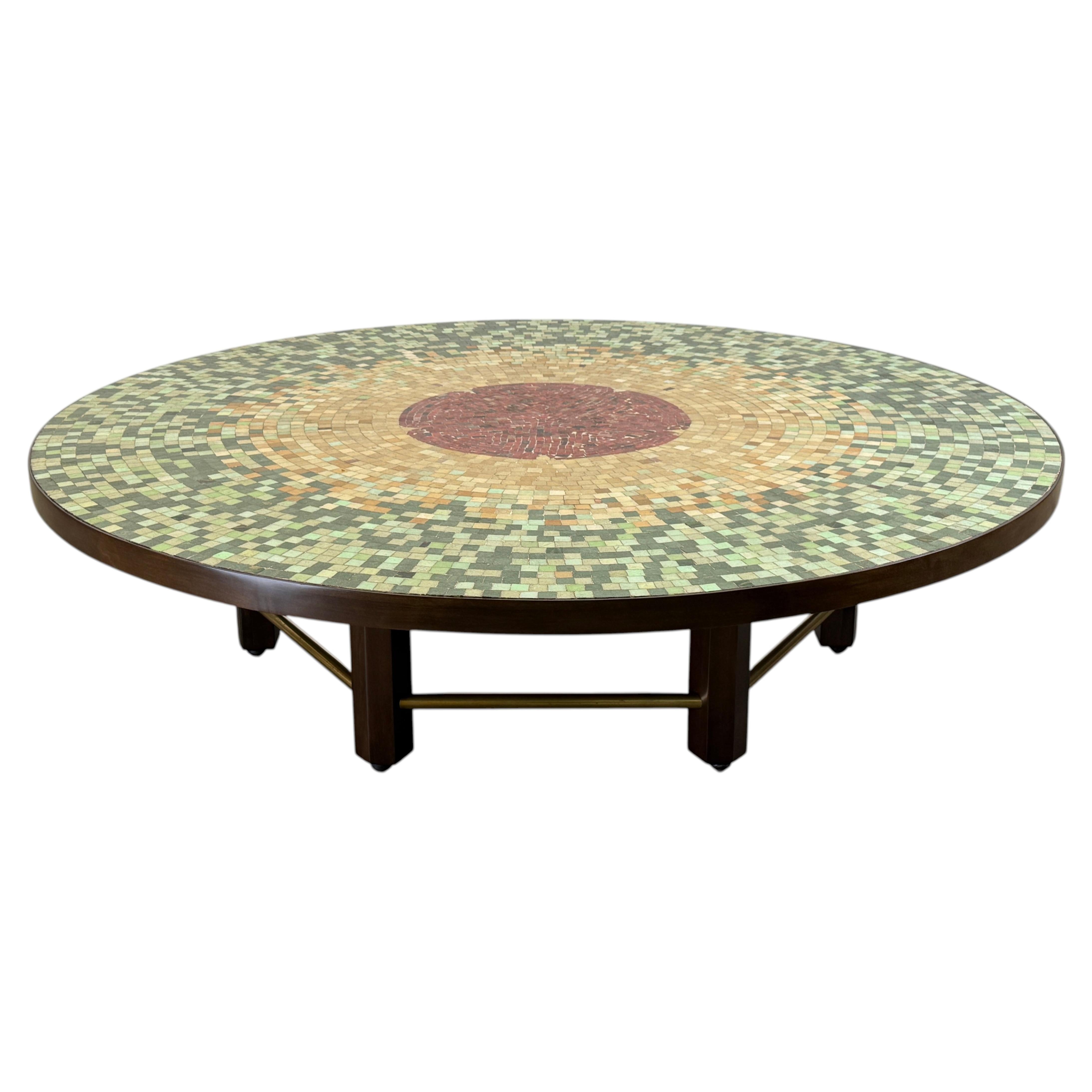 Large Murano Glass Mosaic Tile Coffee Table