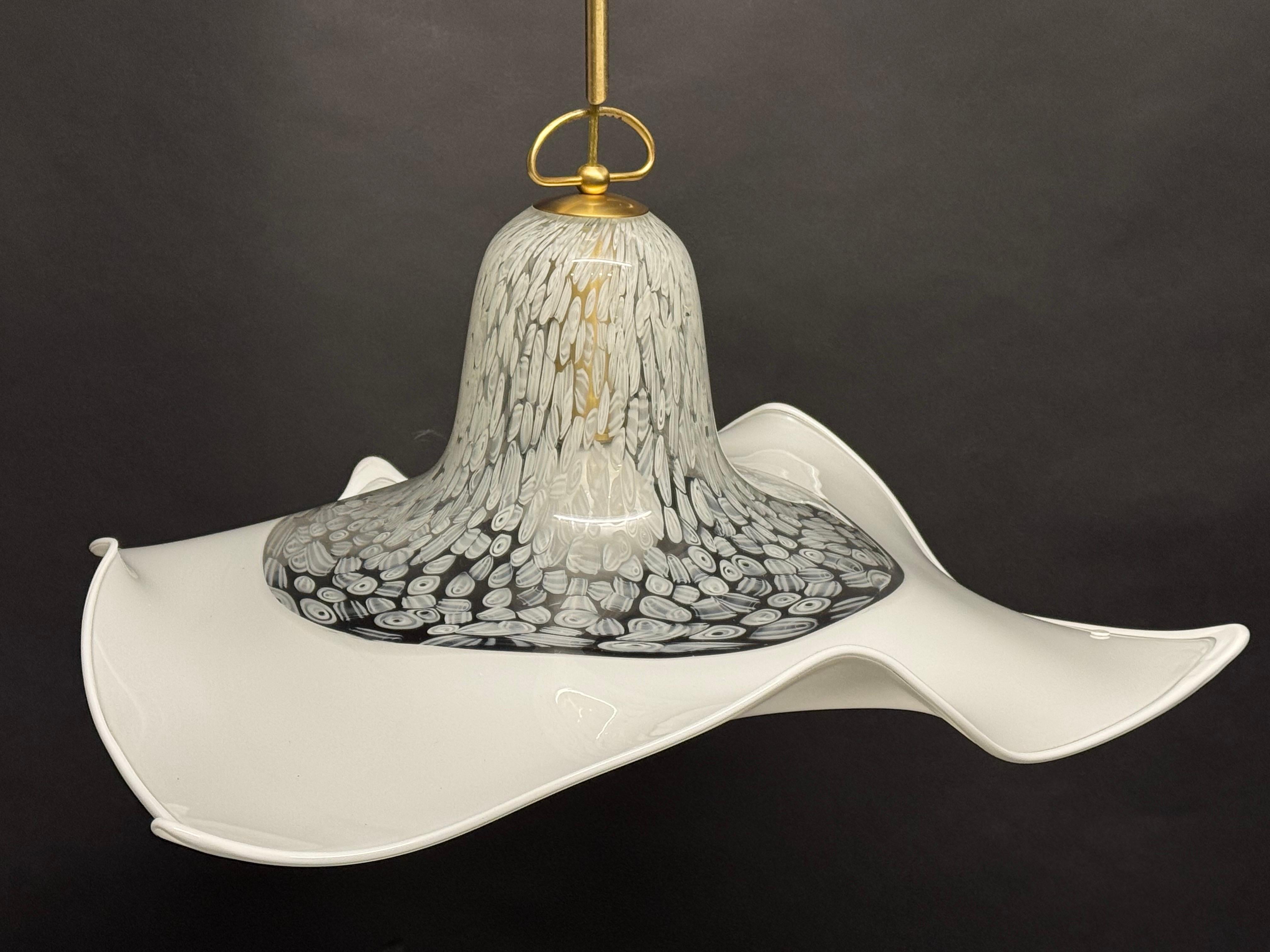 Grande suspension en verre de Murano par La Murrina, Italie, années 1980 en vente 5