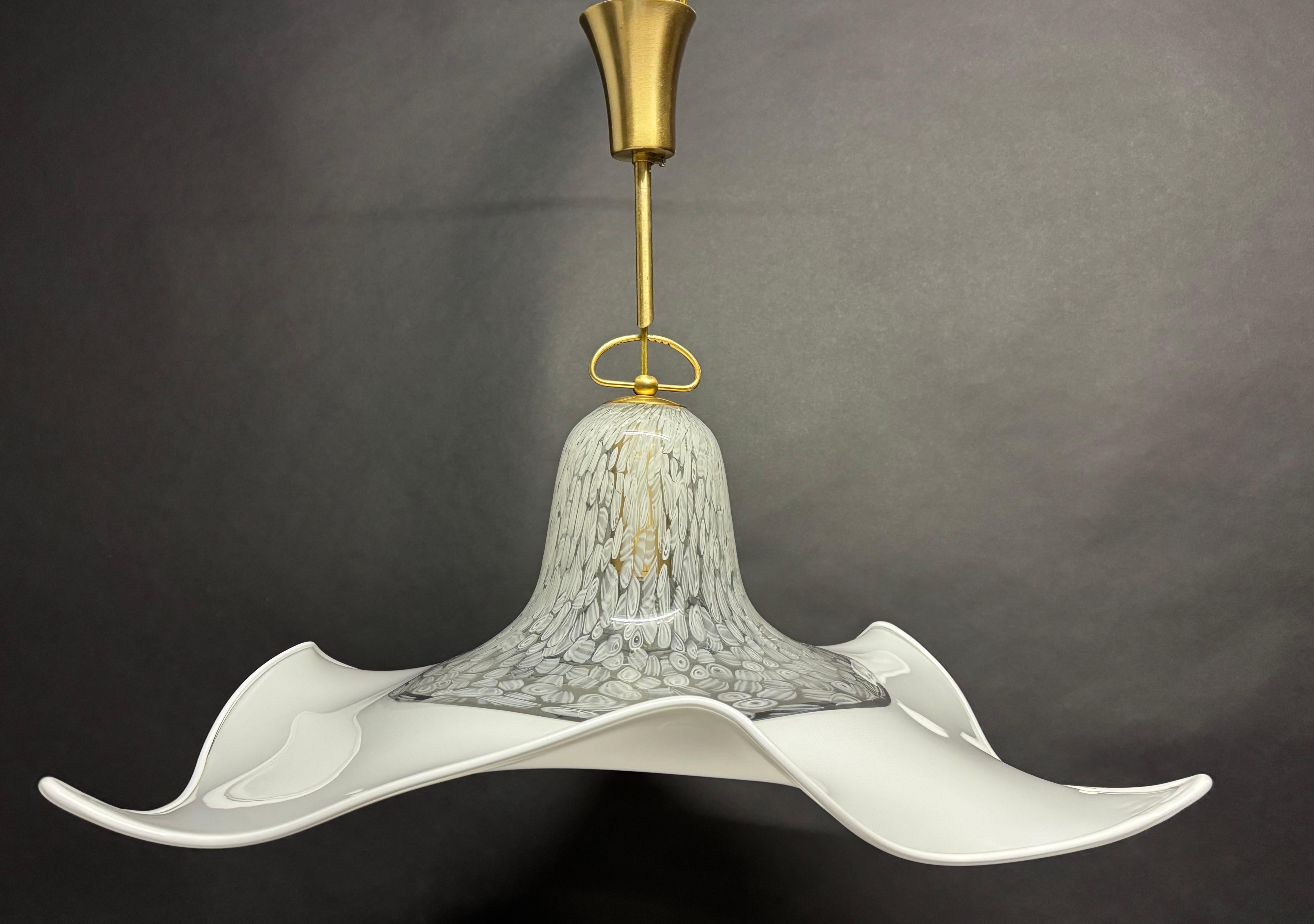 Grande suspension en verre de Murano par La Murrina, Italie, années 1980 en vente 7