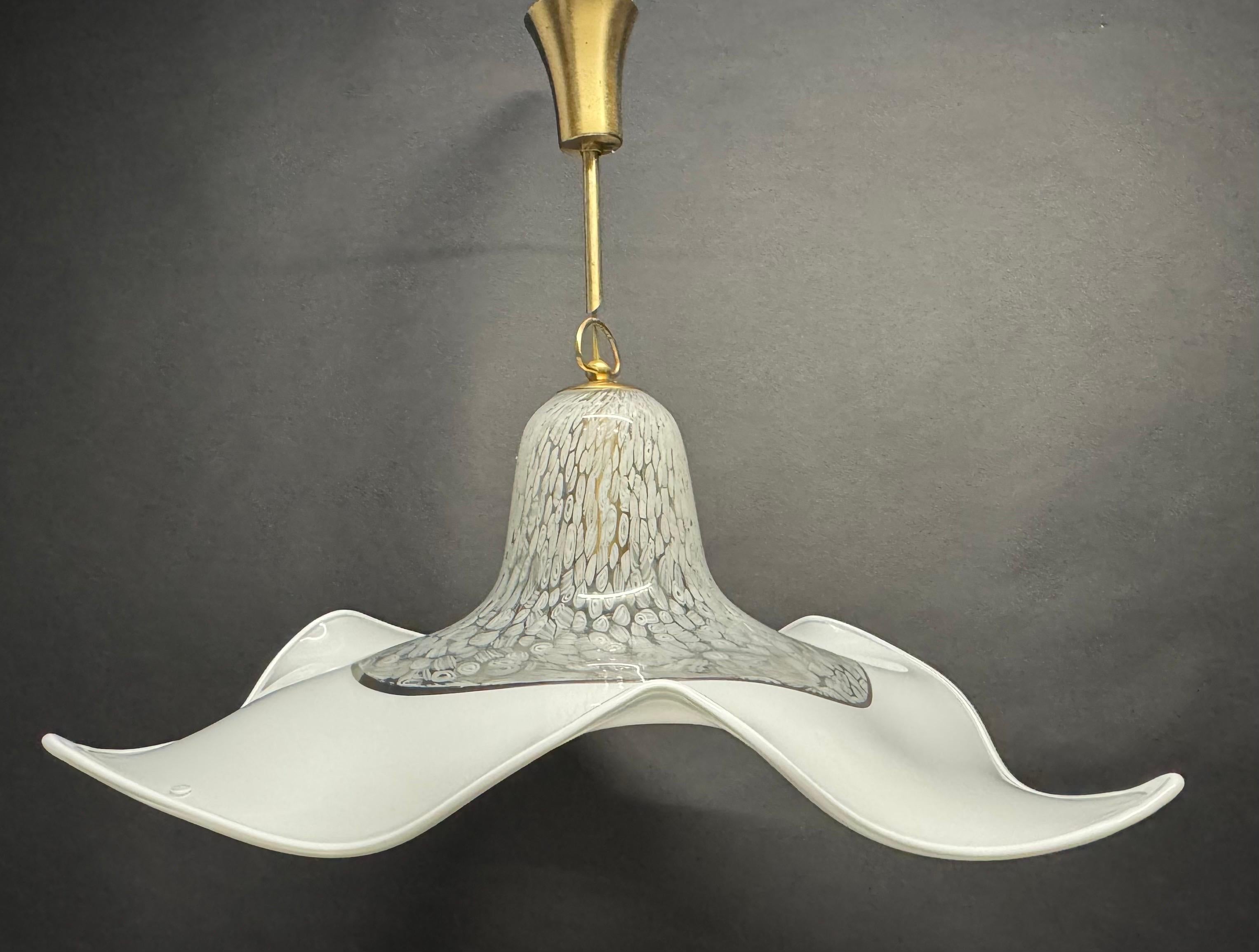 Grande suspension en verre de Murano par La Murrina, Italie, années 1980 en vente 9