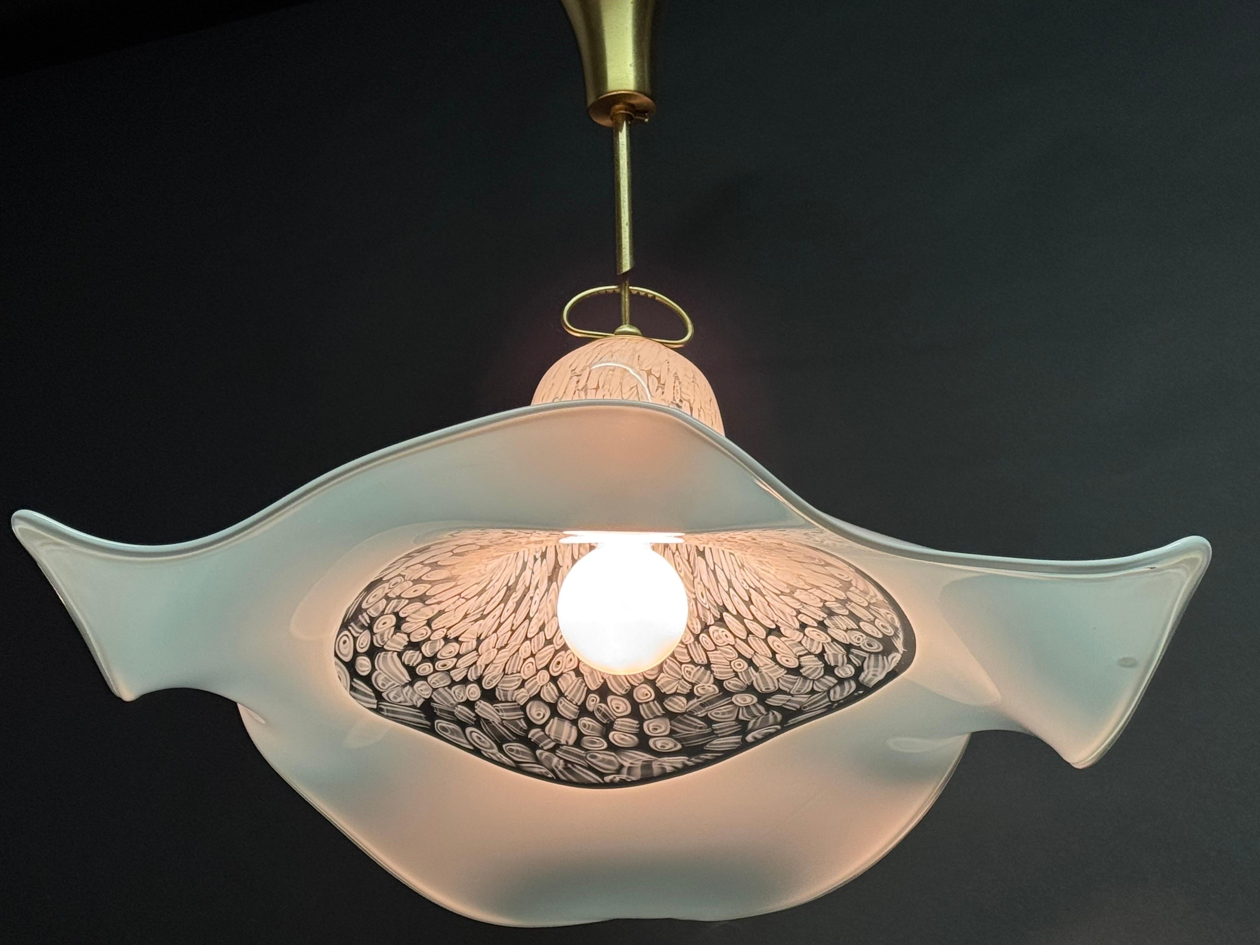 Fin du 20e siècle Grande suspension en verre de Murano par La Murrina, Italie, années 1980 en vente