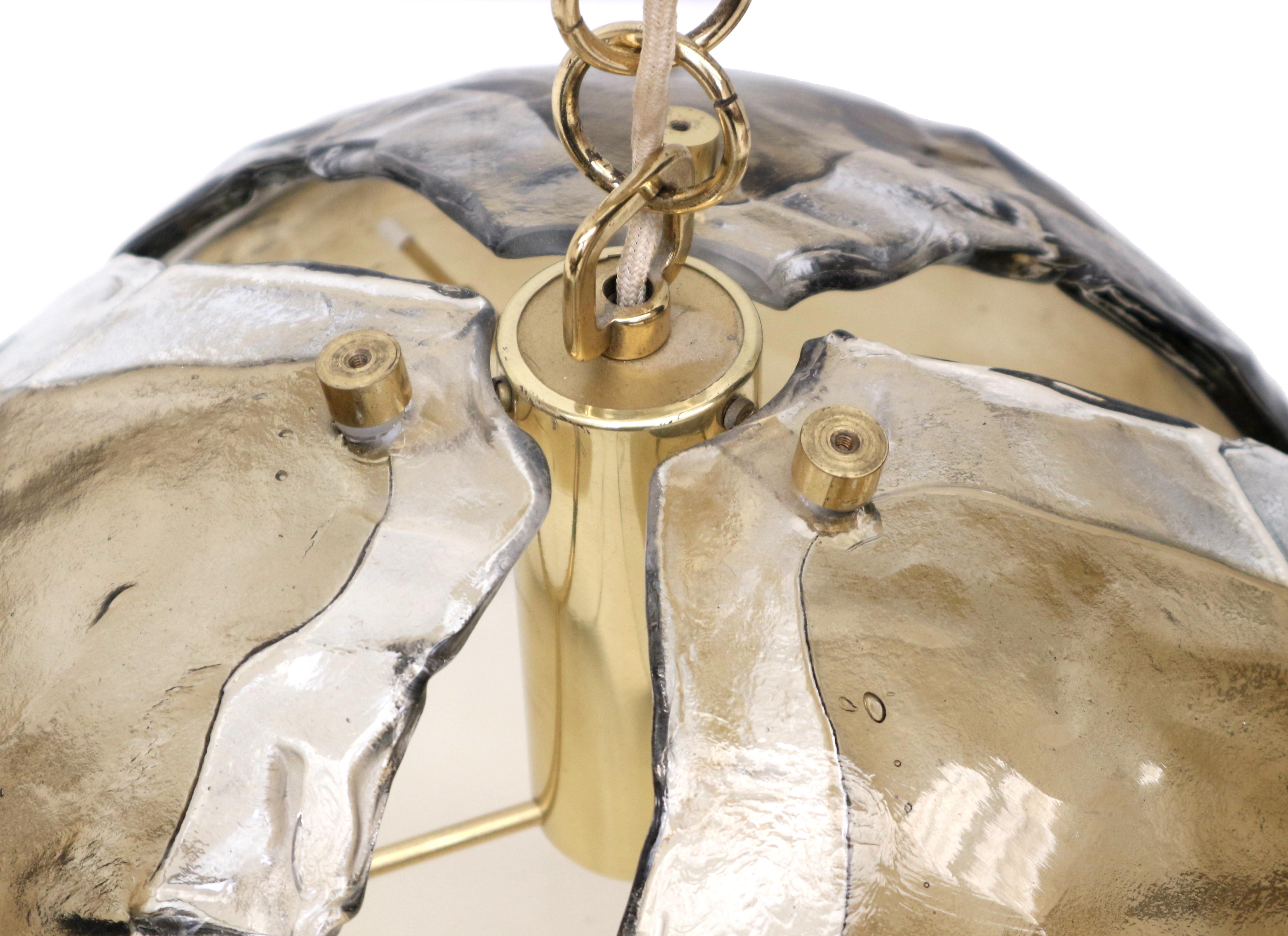 Gran lámpara colgante de cristal de Murano de Kaiser Leuchten, hacia 1970 Cristal de Murano en venta