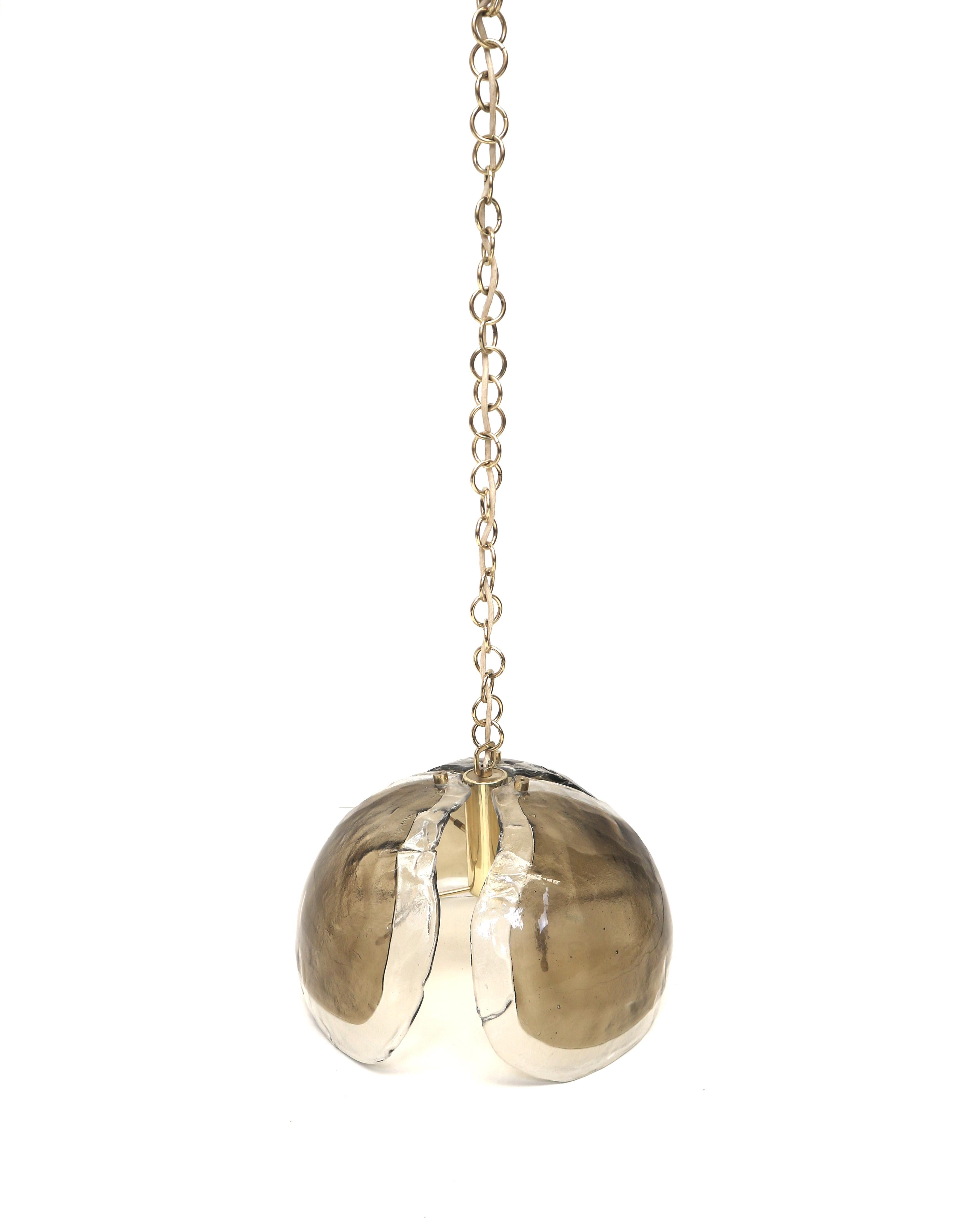 Gran lámpara colgante de cristal de Murano de Kaiser Leuchten, hacia 1970 en venta 2
