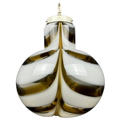 Large murano glass pendant lamp Italy 1960s Large murano glass pendant lamp Italy 1960s