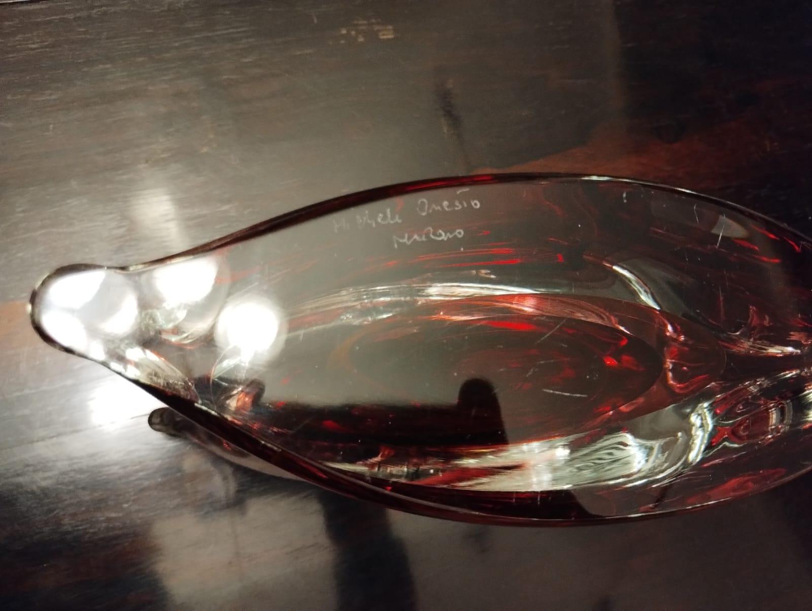 Grande bottiglia di profumo in vetro di Murano in vendita 2