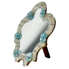 Large Murano glass Photo Frame, attributed to Barovier, 1950s