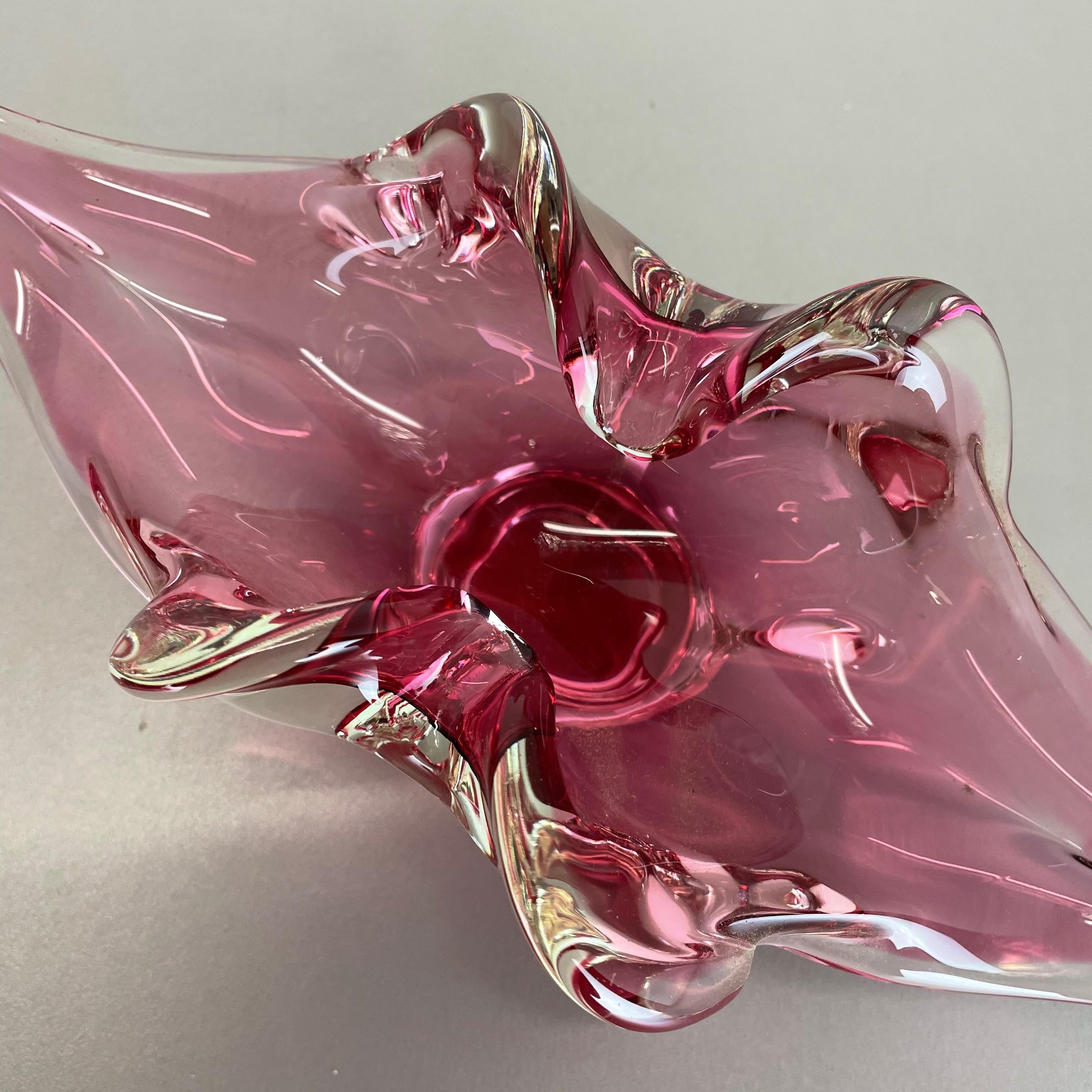 Gran cuenco de cristal de Murano 