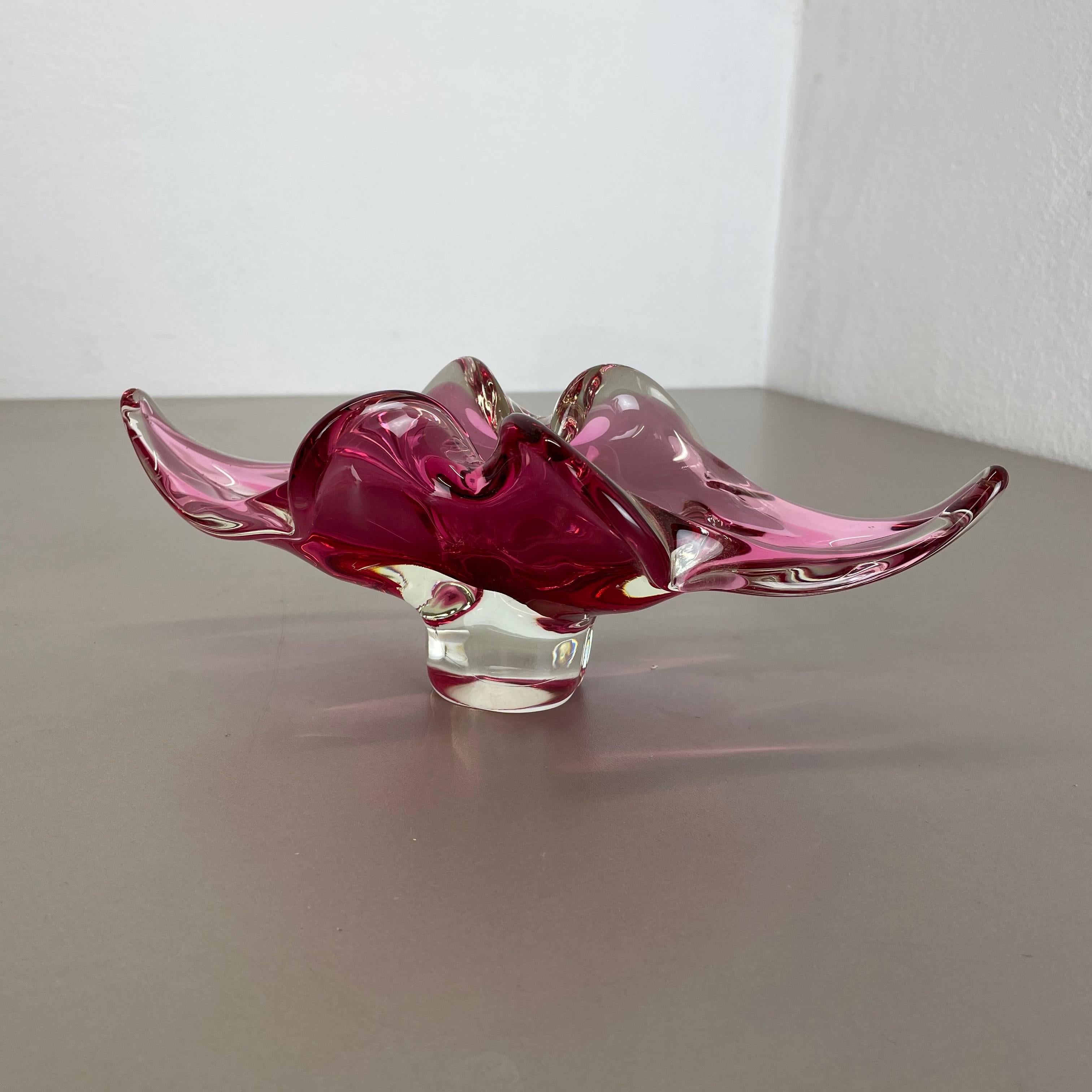 Gran cuenco de cristal de Murano 