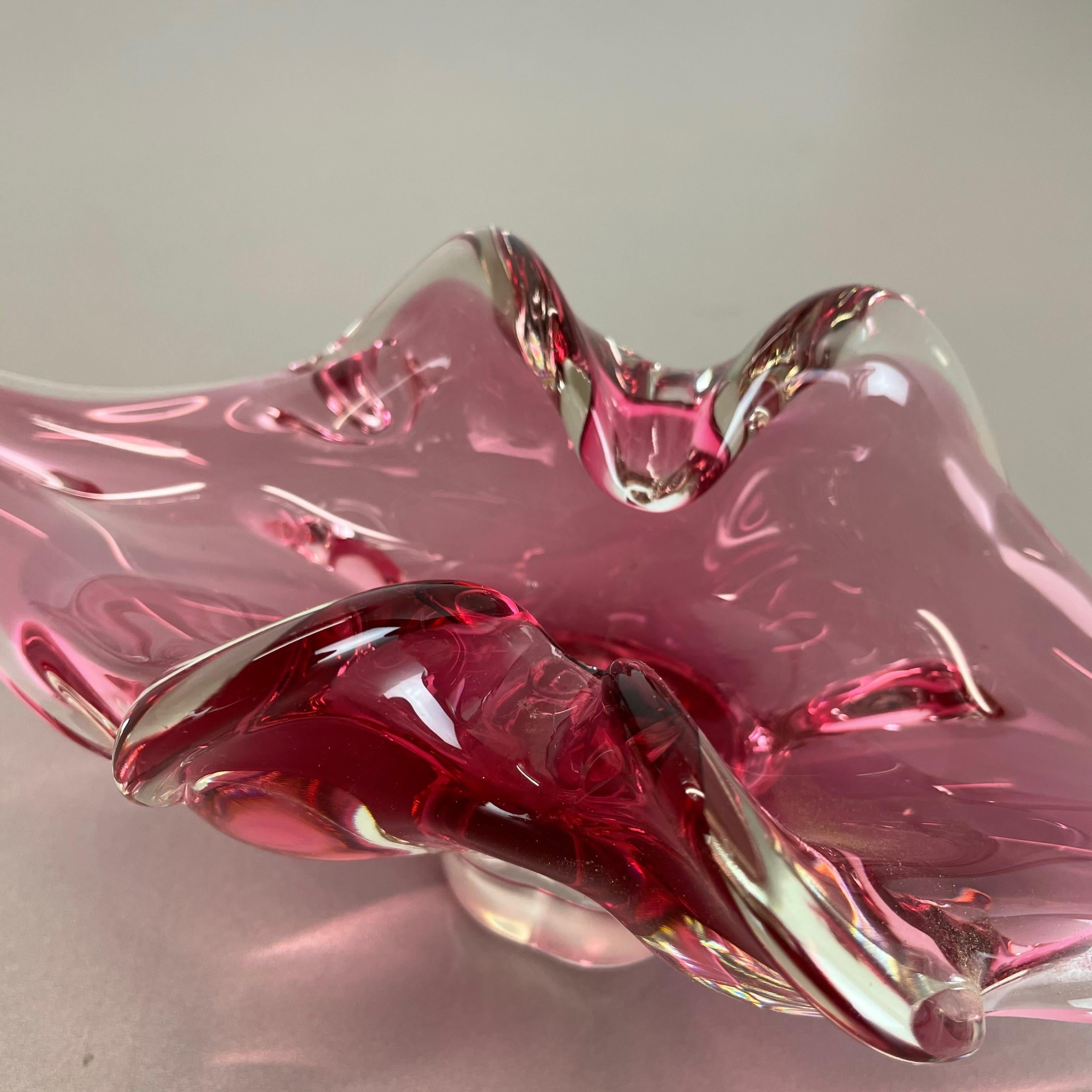 Gran cuenco de cristal de Murano 