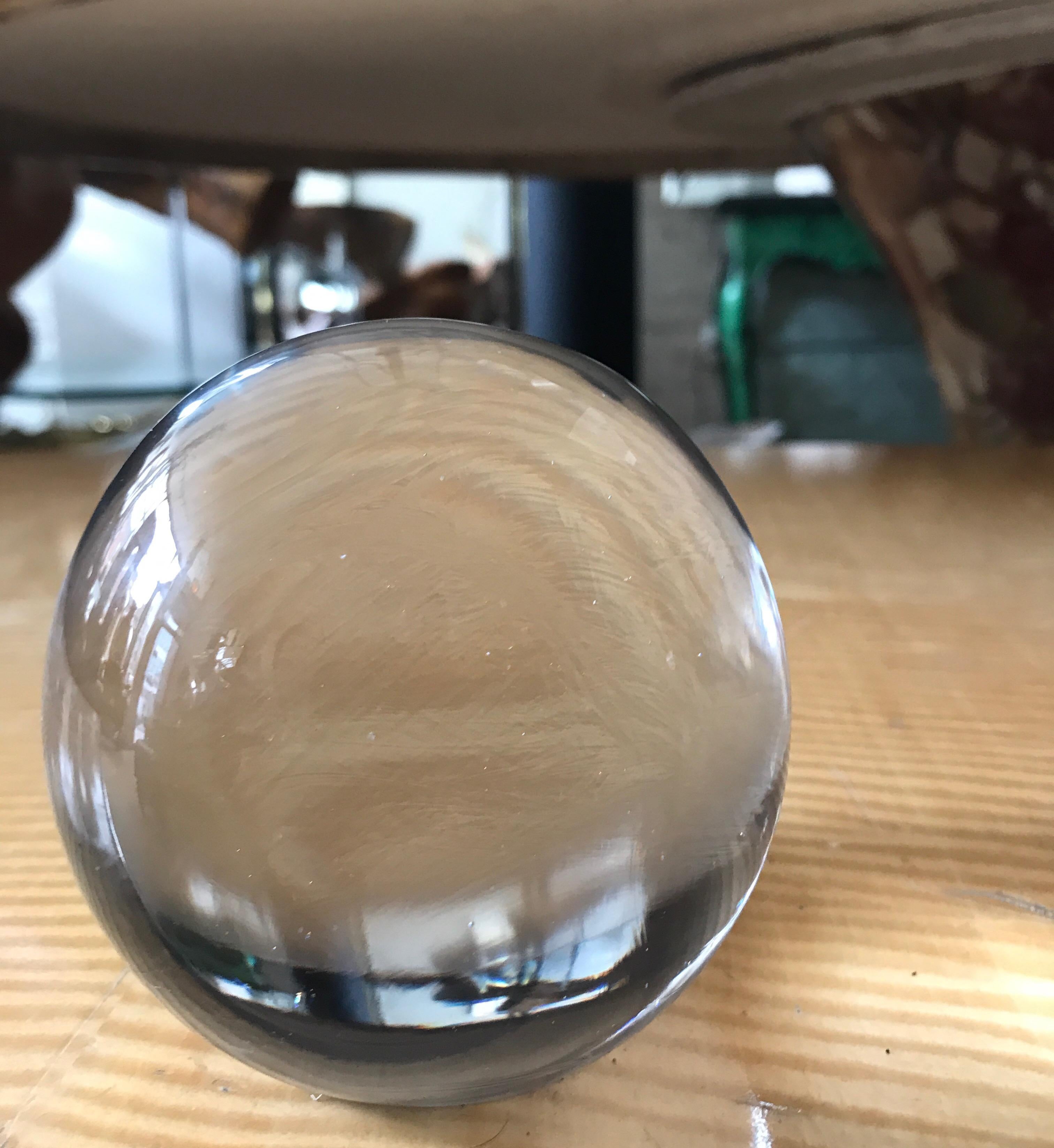 Large Murano Glass Round Paperweight 3