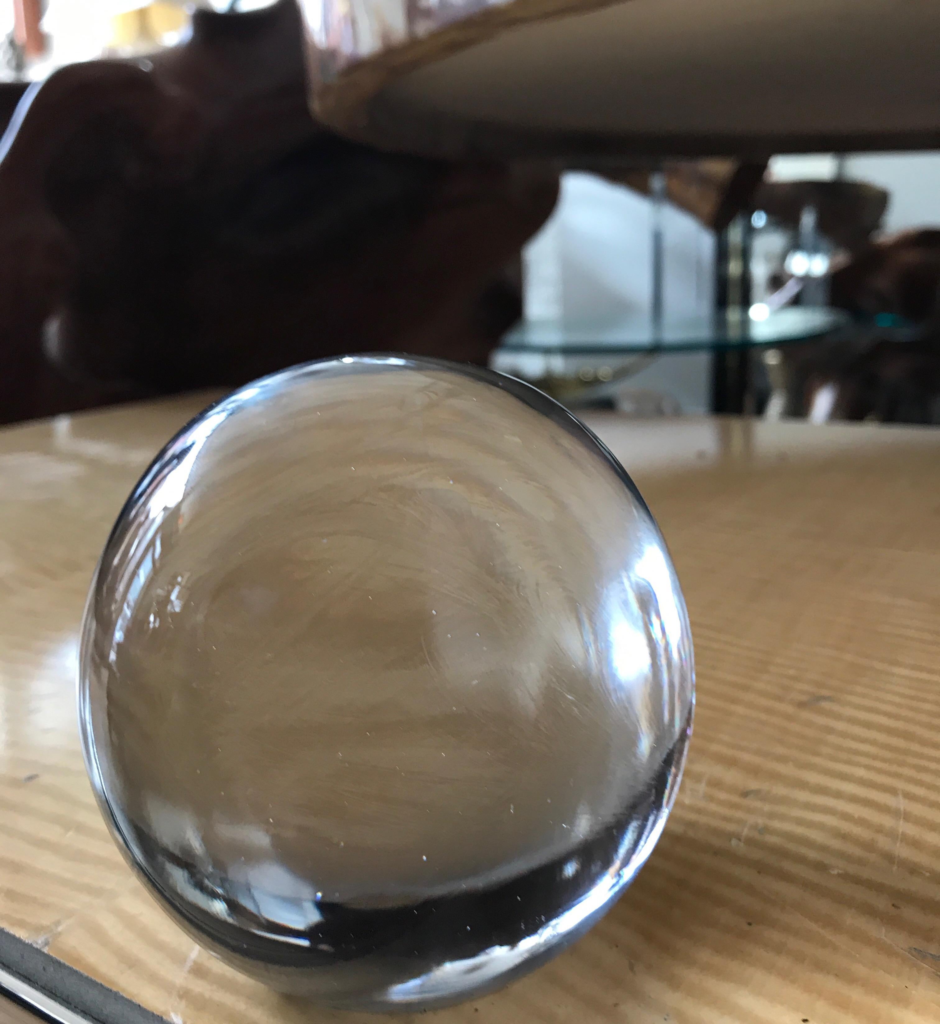 Large Murano Glass Round Paperweight 4