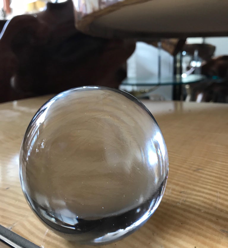 Large Murano Glass Round Paperweight 7