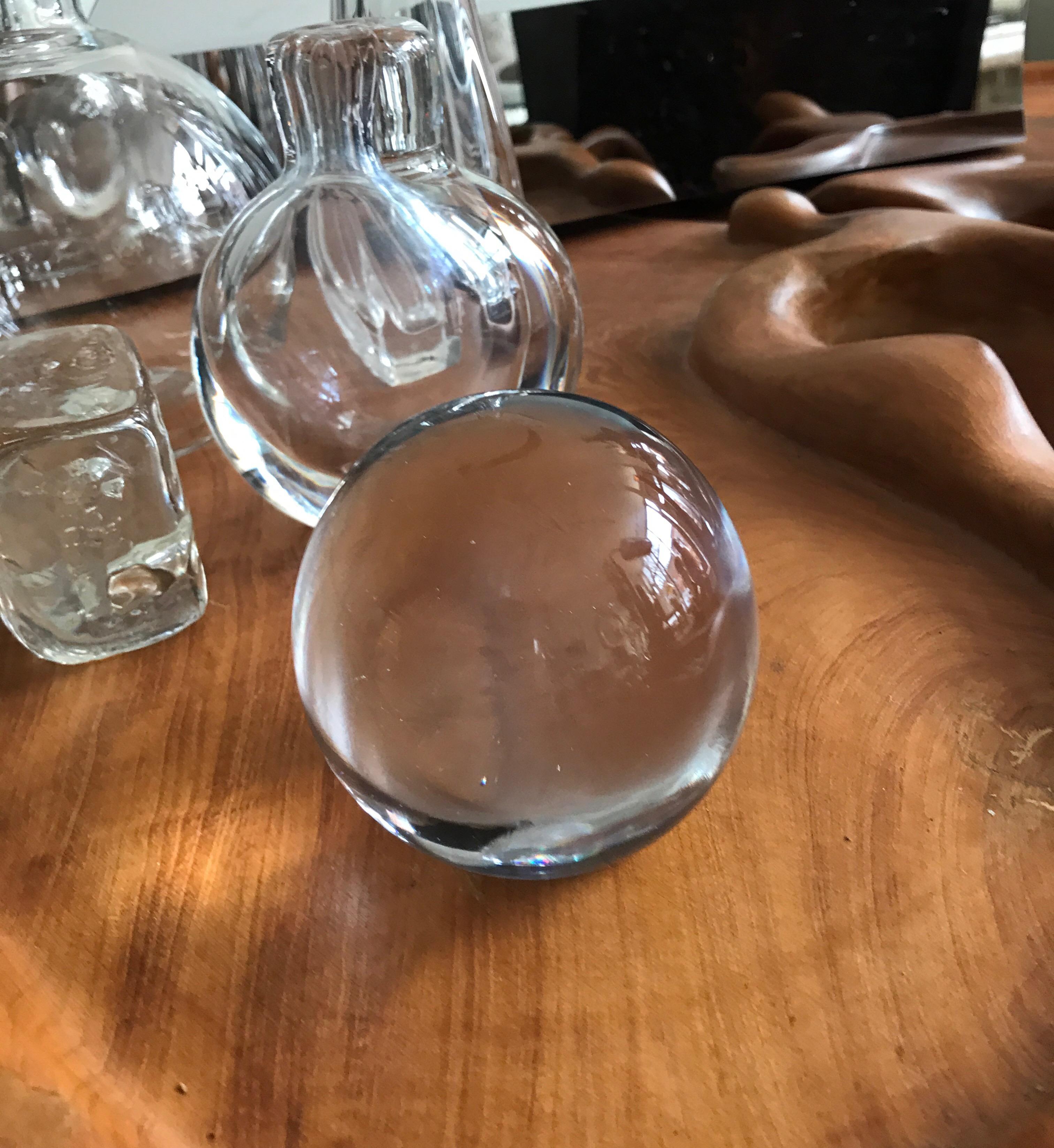 Large Murano Glass Round Paperweight 5