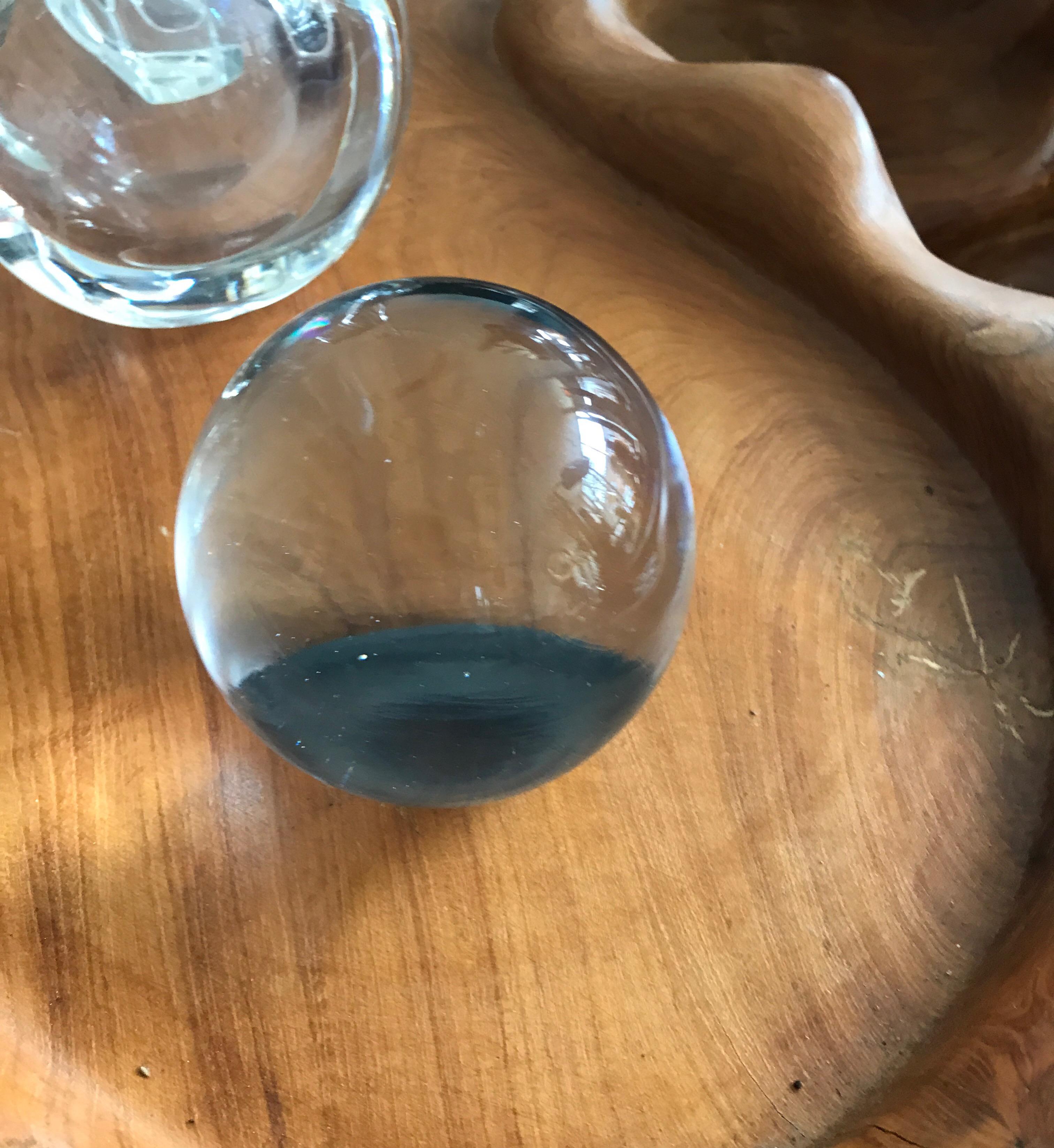 Large Murano Glass Round Paperweight 6