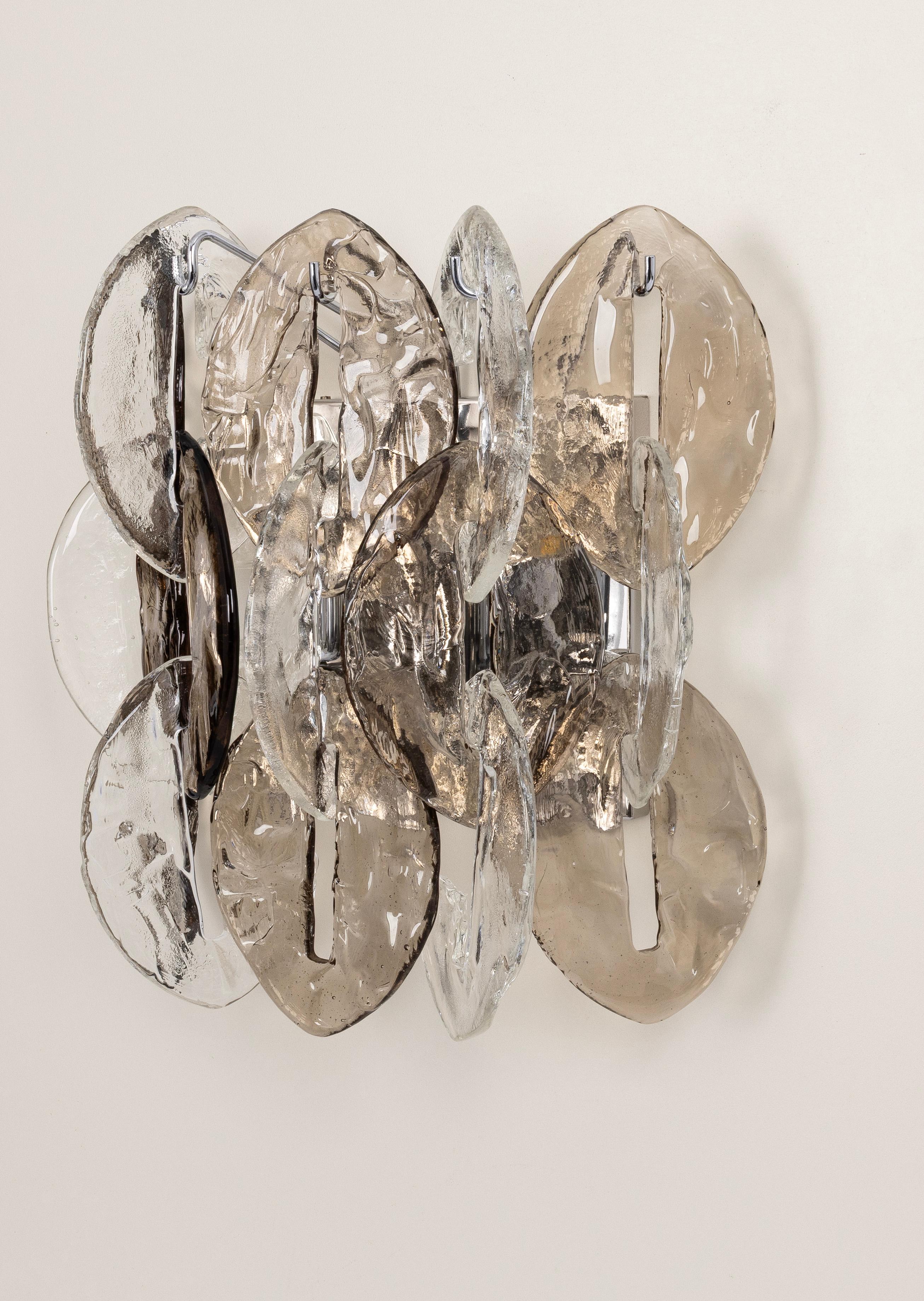 Grandi lampade in vetro di Murano, CEO, disegnate da Carlo Nason, Kalmar, Austria, anni '70 In condizioni buone in vendita a Aachen, NRW