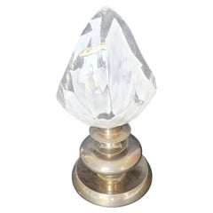 Large Murano Glass Table Lamp by Luci, Italy 60s