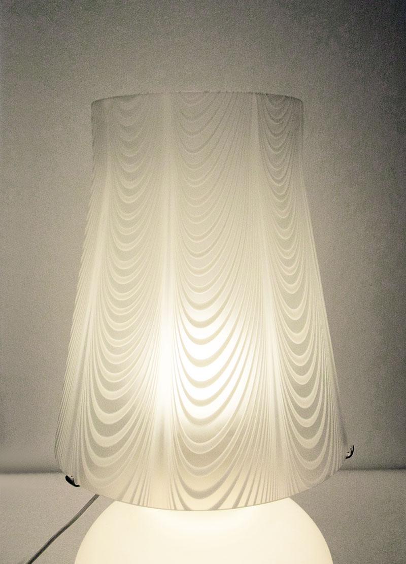 Large Murano glass table lamp Fenicio, 1950s For Sale 4