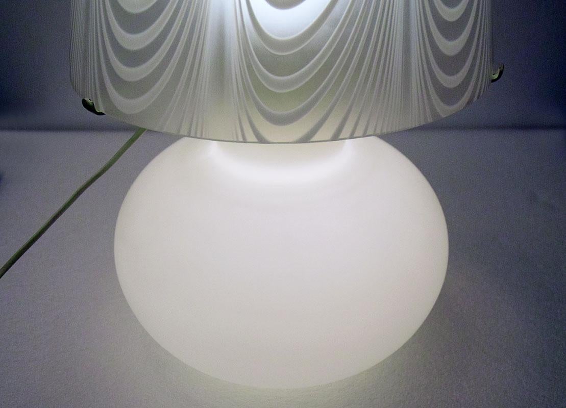 Large Murano glass table lamp Fenicio, 1950s For Sale 1
