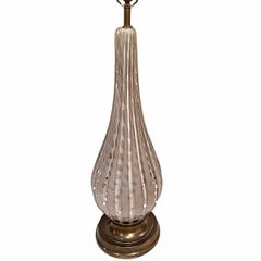 Large Murano Glass Table Lamp