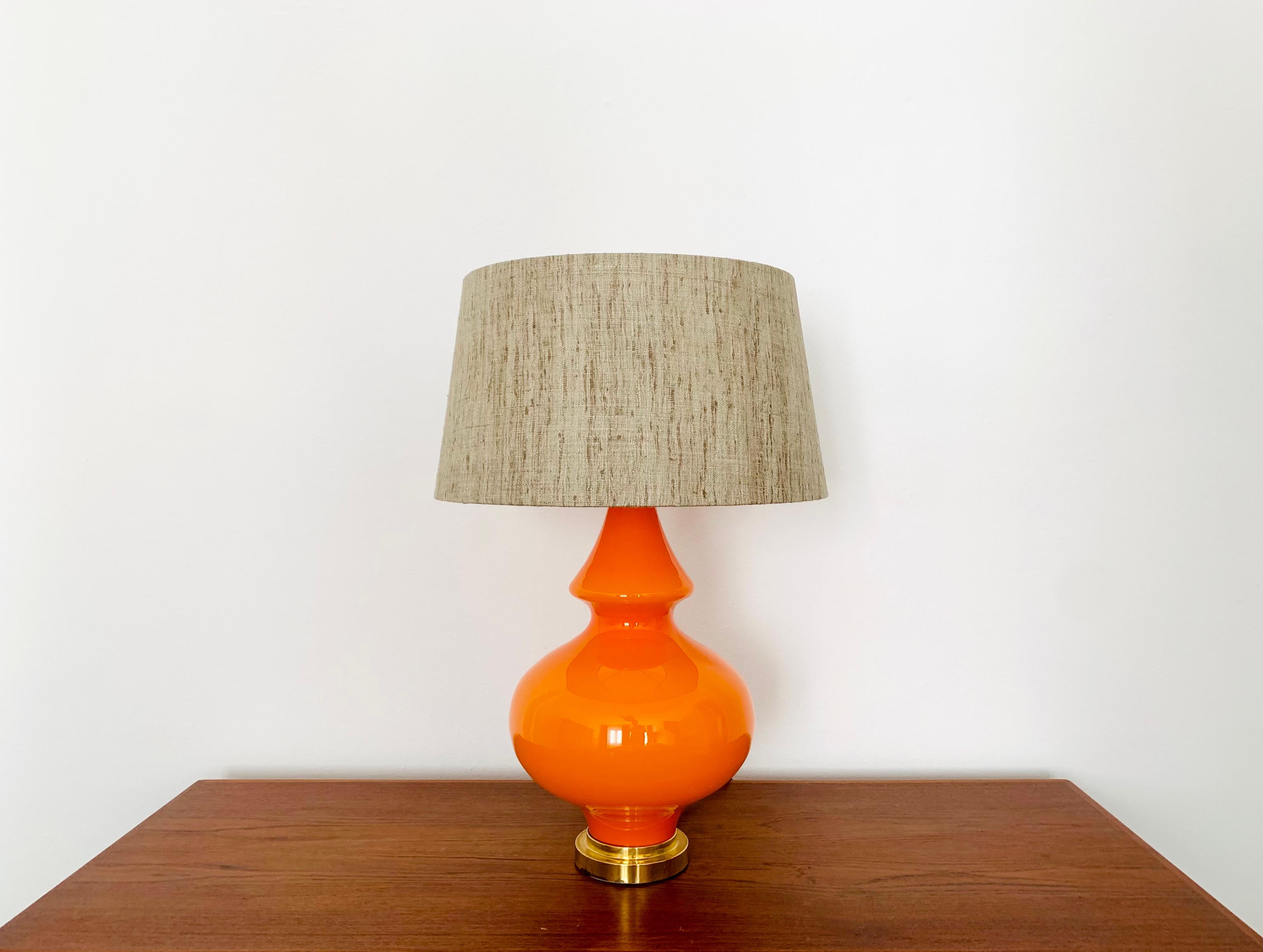 Mid-Century Modern Large Murano Glass Table Lamp For Sale