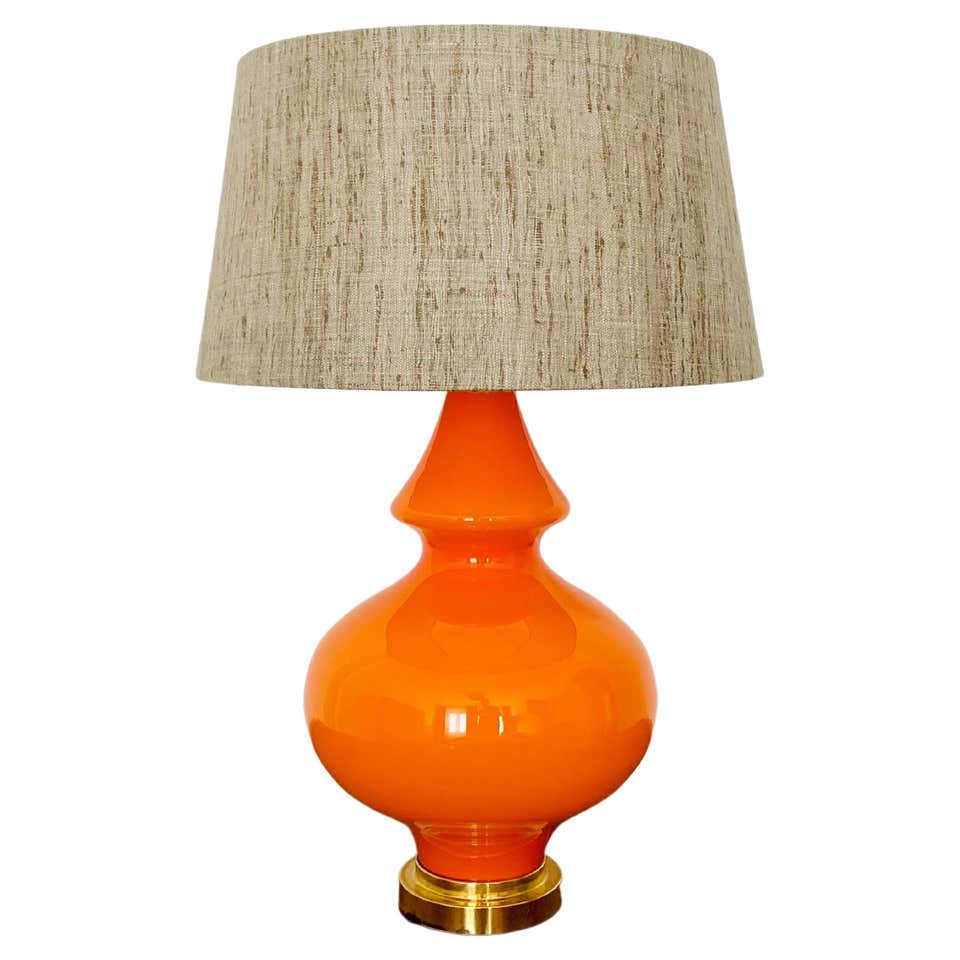 Murano Glass Table Lamp For Sale at 1stDibs