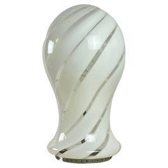 Große Modernität  Murano Glas Tischlampe Italienisches Design  1970s