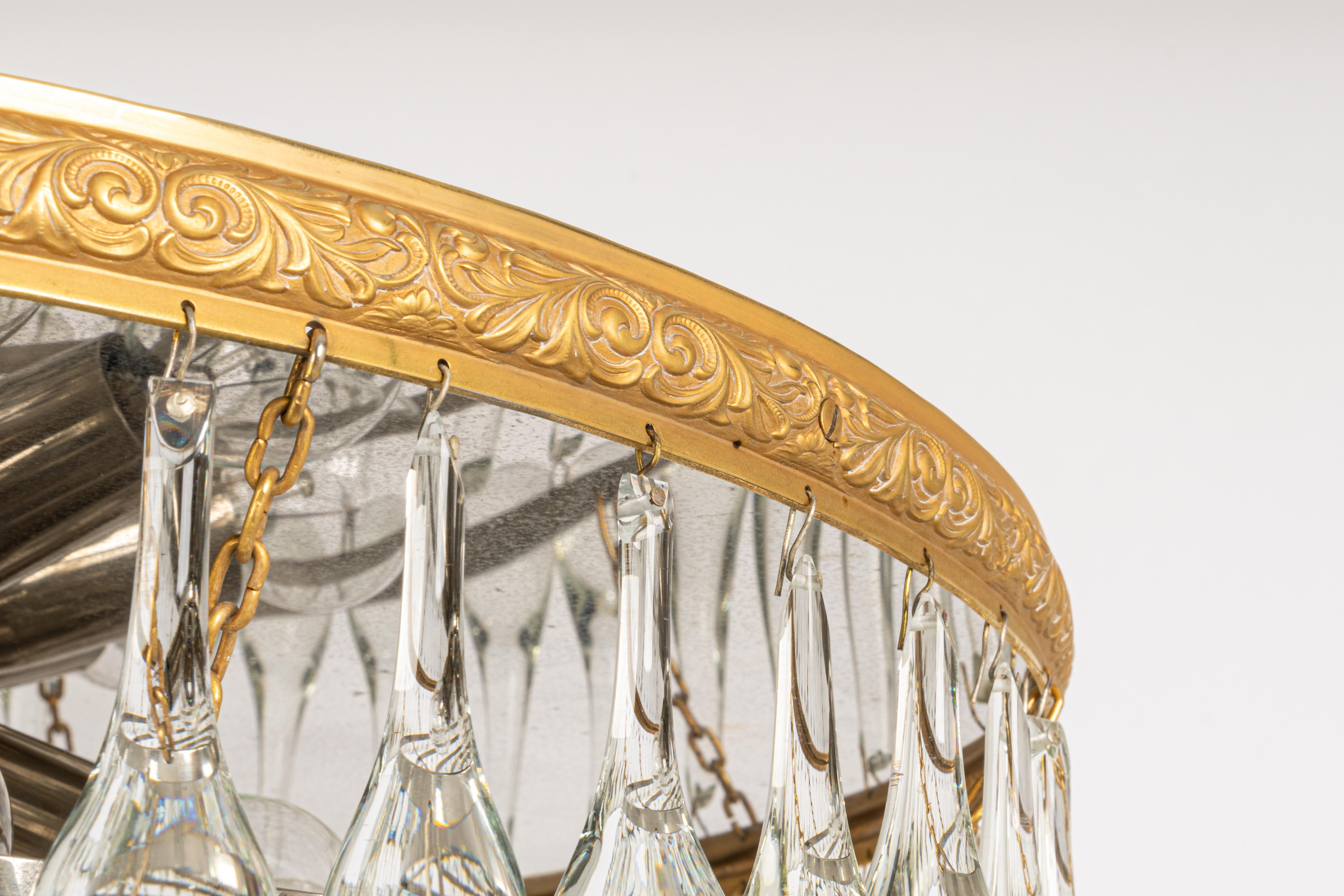 Large Murano Glass Tear Drop Chandelier by C.Palme, Germany, 1970s For Sale 7