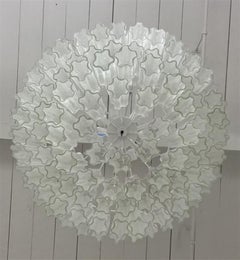 Large Murano Glass Tronchi Chandelier Toni Zuccheri for Venini
