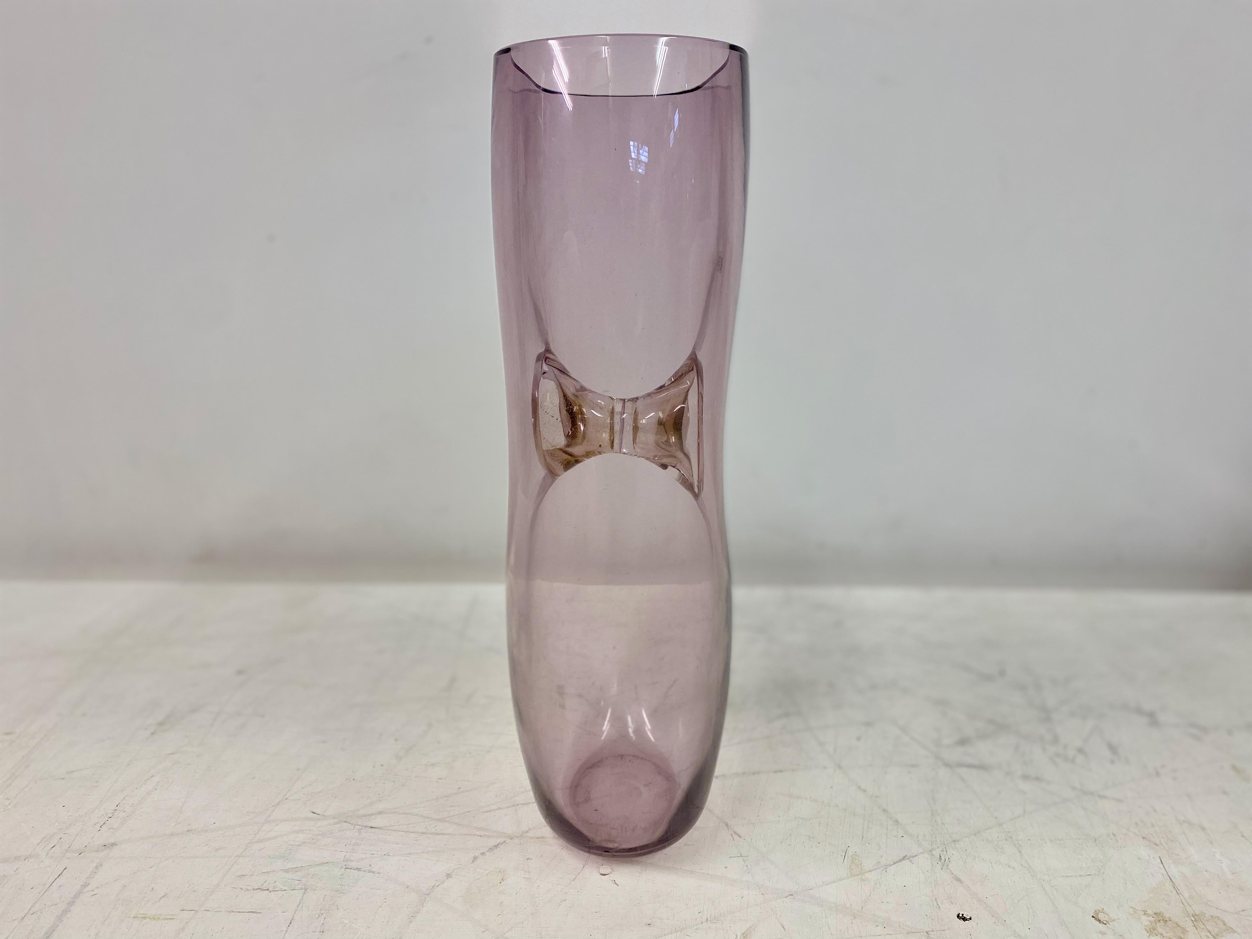 Large Murano Glass Vase by Cenedese & Albarelli For Sale 4