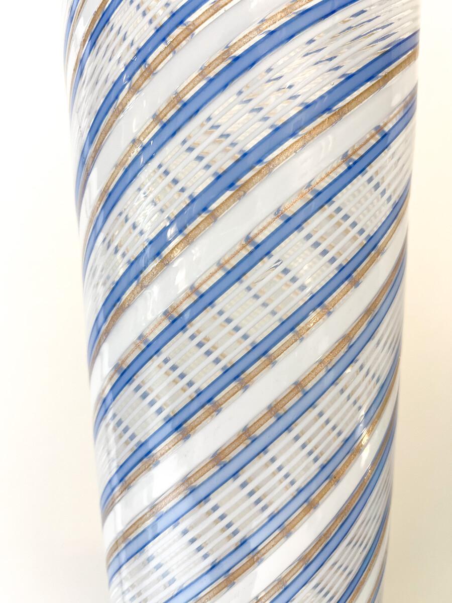 Gran jarrón de cristal de Murano de Dino Martens, años 50 en Bueno estado para la venta en Brussels, BE