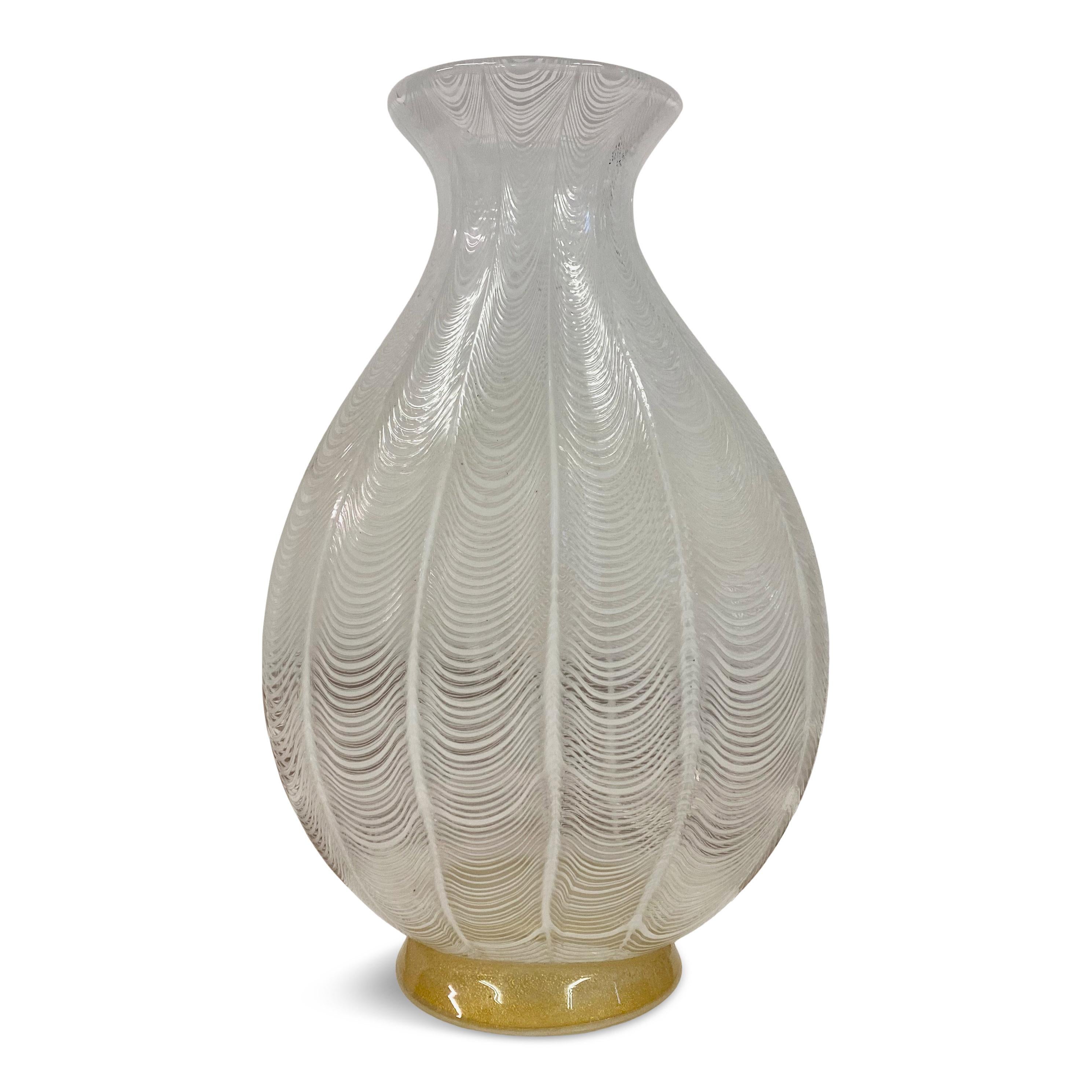 Large Murano Glass Vase by Licio Zanetti For Sale 10