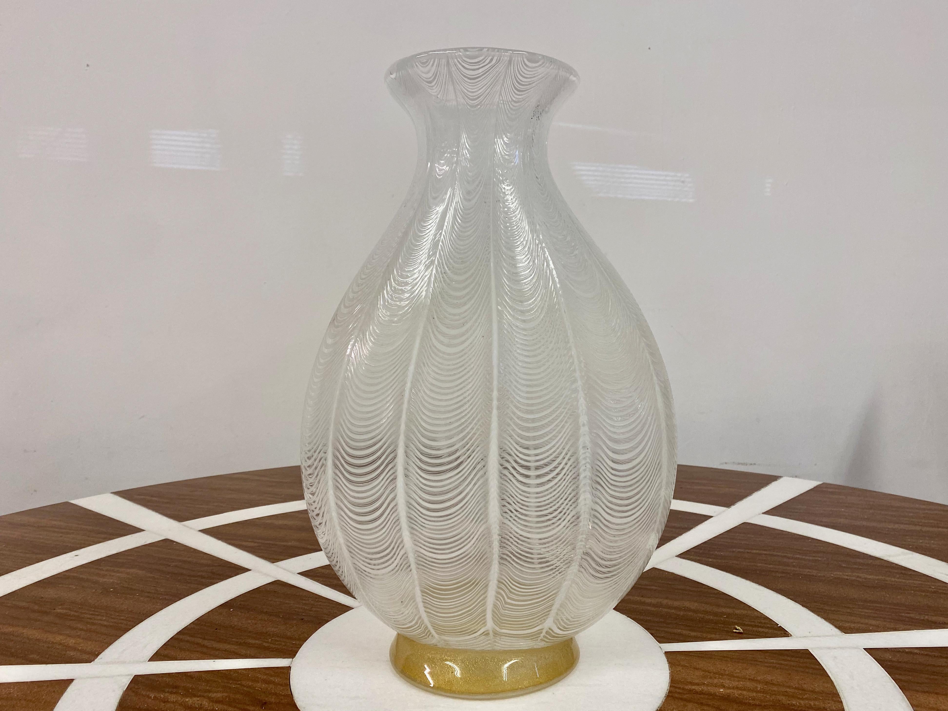 Vase

Murano glass

By Licio Zanetti

Signed

Italy mid to late 20th Century