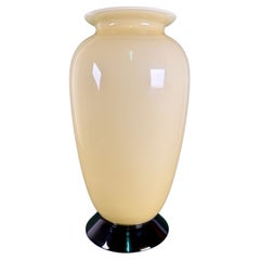 Gran jarrón de cristal de Murano, hacia 1980