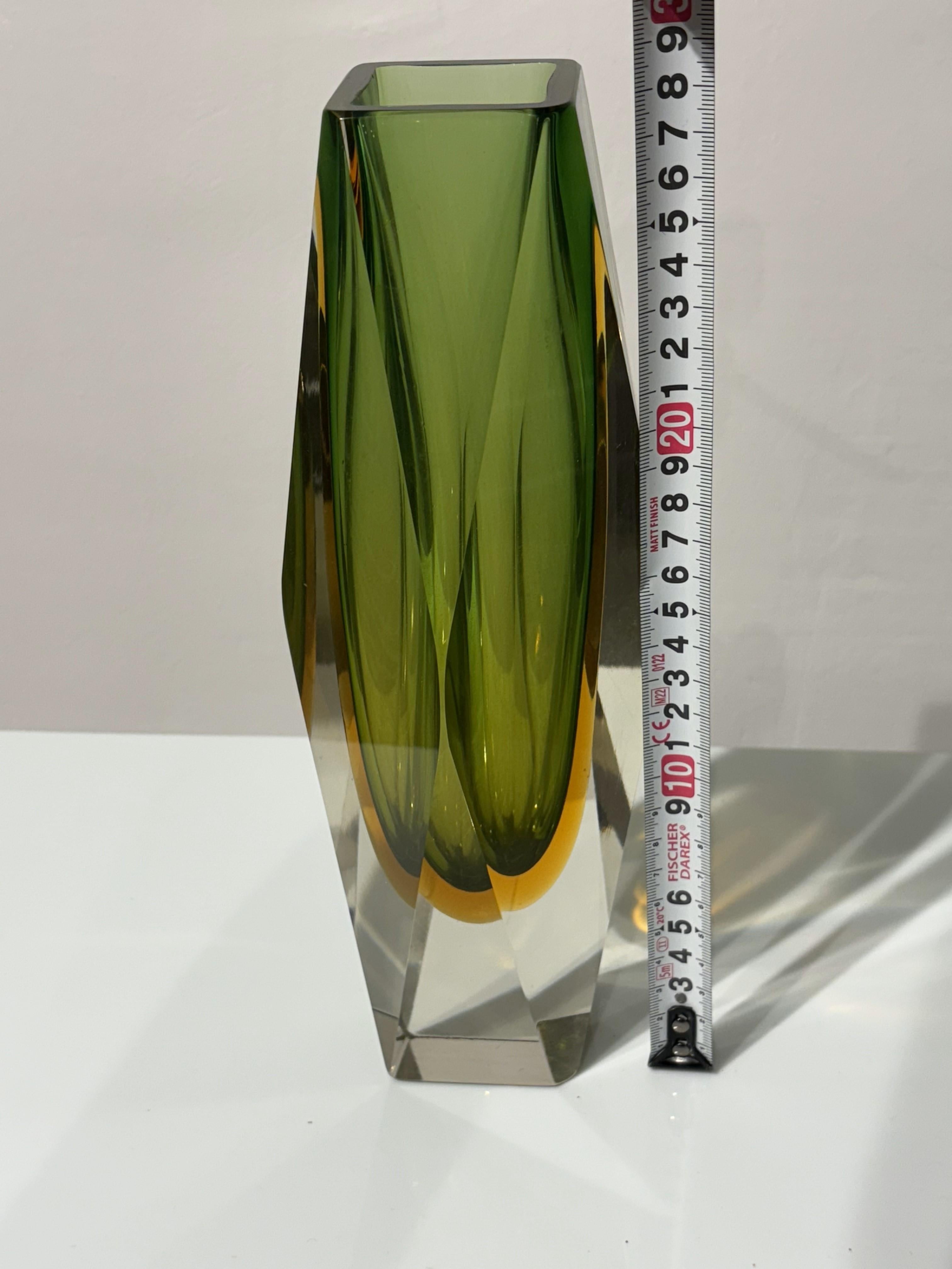 Grand vase en verre de Murano, Sommerso, 1970 en vente 2