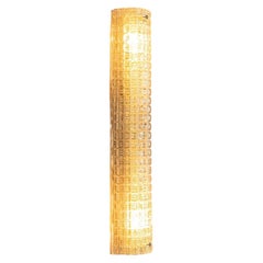 Lámpara de pared grande de cristal de Murano de Venini, Italia, década de 1970