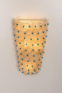 Grande applique murale en verre de Murano par Barovier&Toso, Italie, années 1970