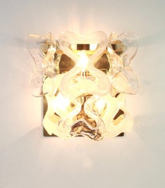 1 de 2 Aplique grande de cristal de Murano de Kalmar Mod. Catena, Austria, década de 1960