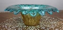 Large Murano Hand-Blown Art Glass Centrepiece Bowl