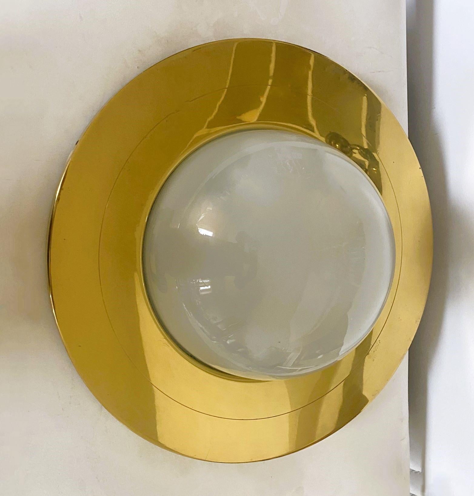 Aplique de pared o techo de Luigi Caccia Dominioni para Azucena, modelo LSP6 