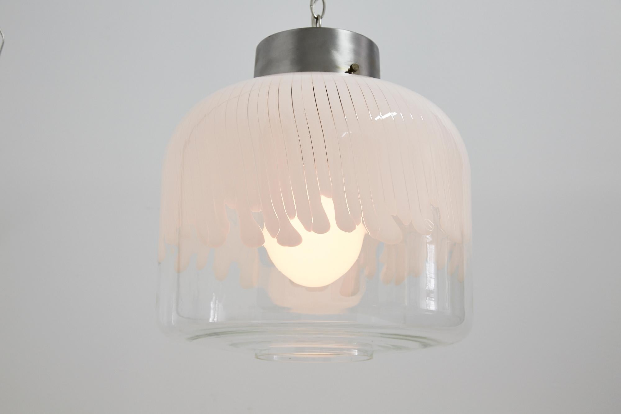 Mid-Century Modern Large Murano Pendant Lamp, 1960s For Sale