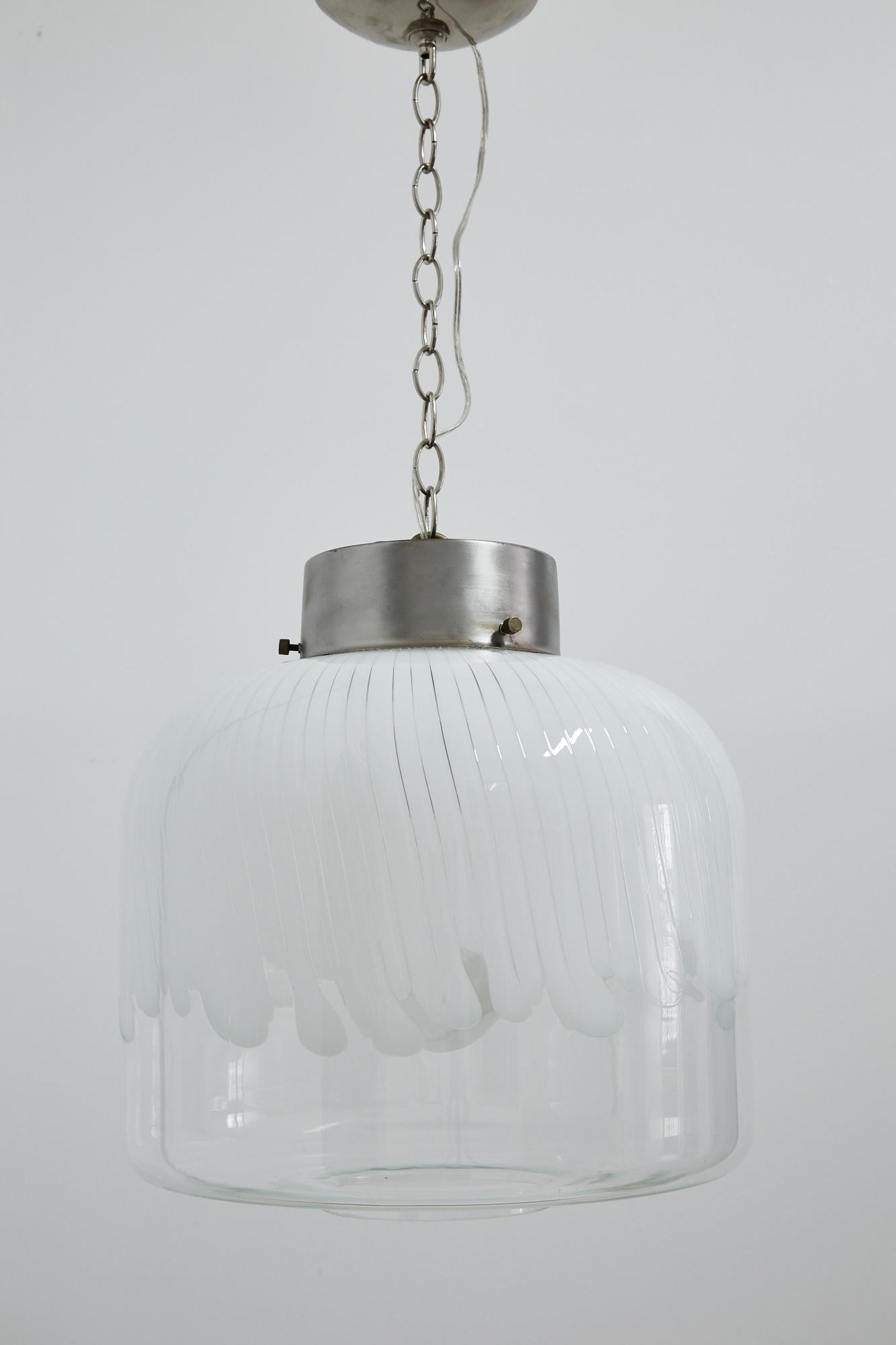 Italian Large Murano Pendant Lamp, 1960s For Sale