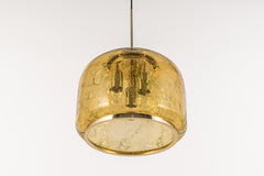 Large Murano Pendant Light by Doria, Germany, 1970s