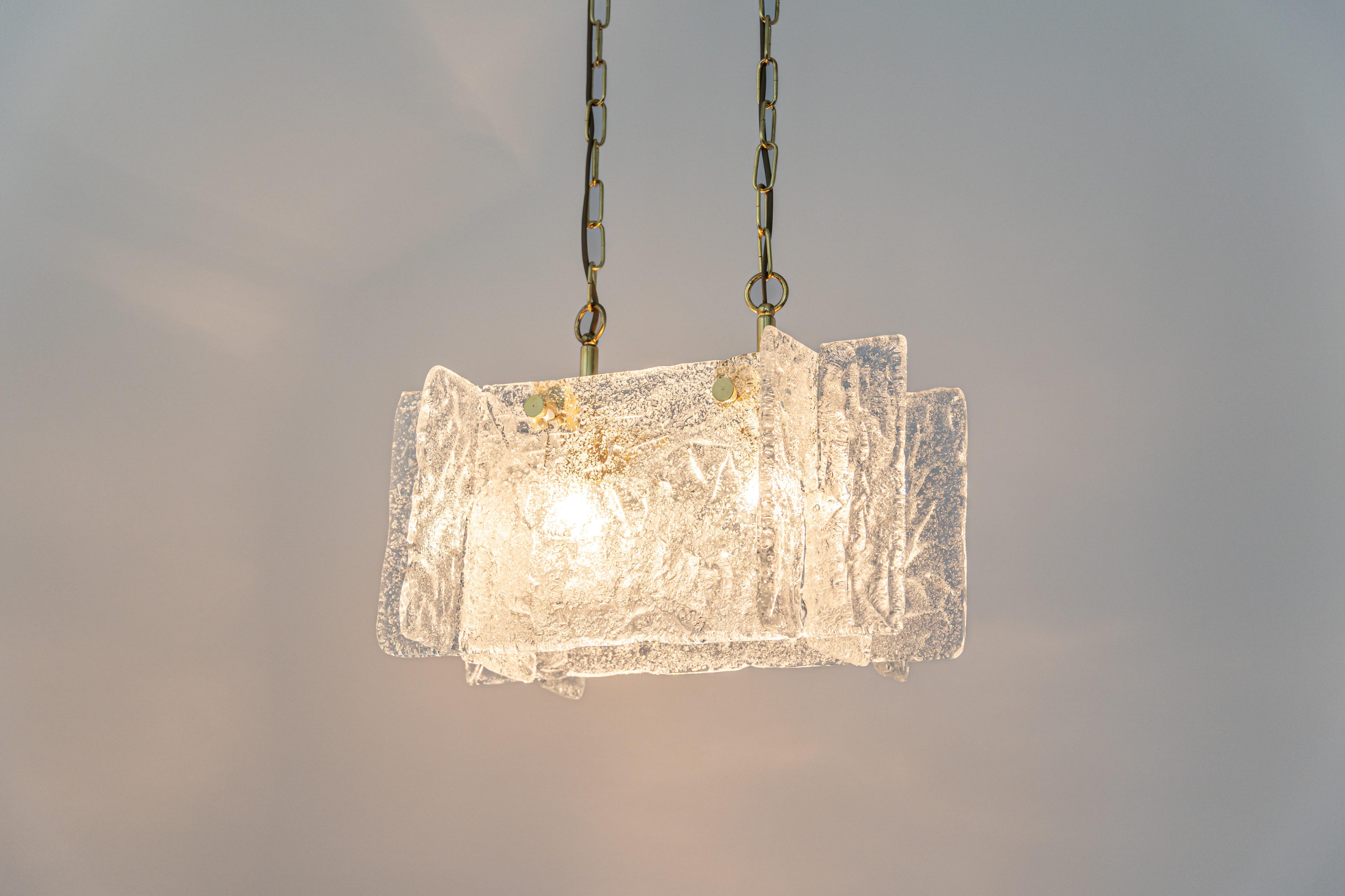 Large Murano Pendant Light by Hillebrand, 1970s 1