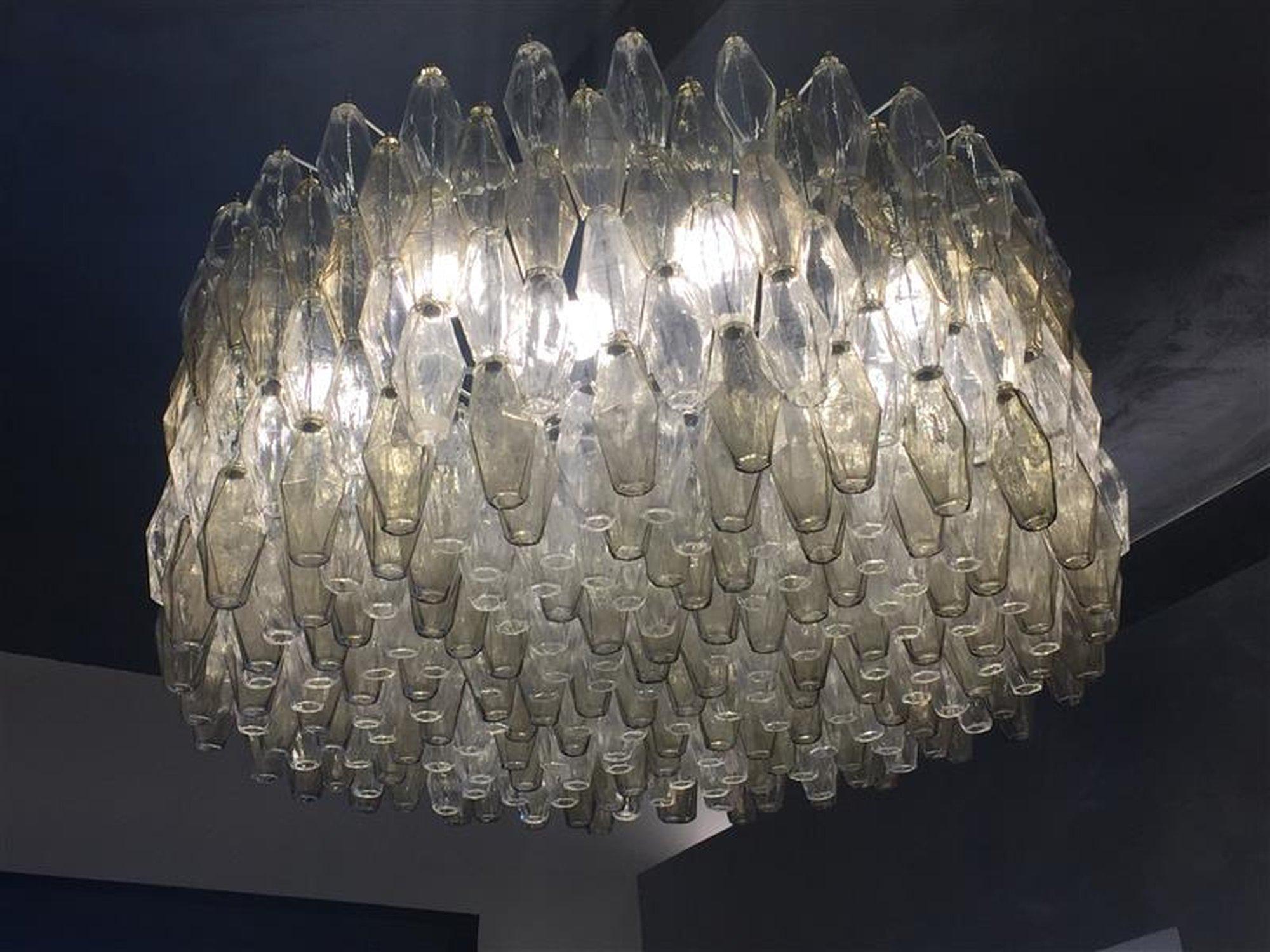 Large Murano Polyhedral Chandelier 2