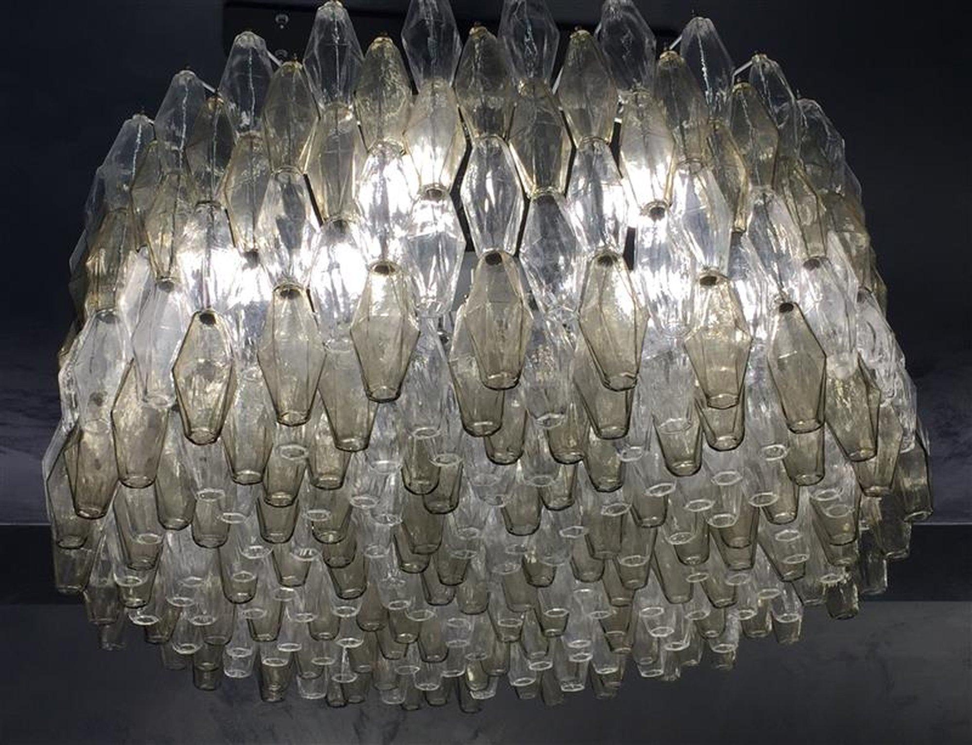 Large Murano Polyhedral Chandelier 3