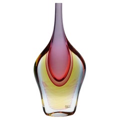 Gran Jarrón Sommerso de Murano de Vetreria Artistica Oball